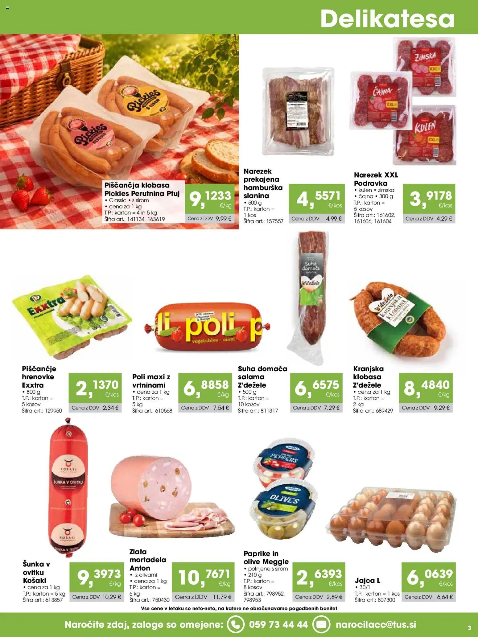 Tuš katalog cash&carry gostinec