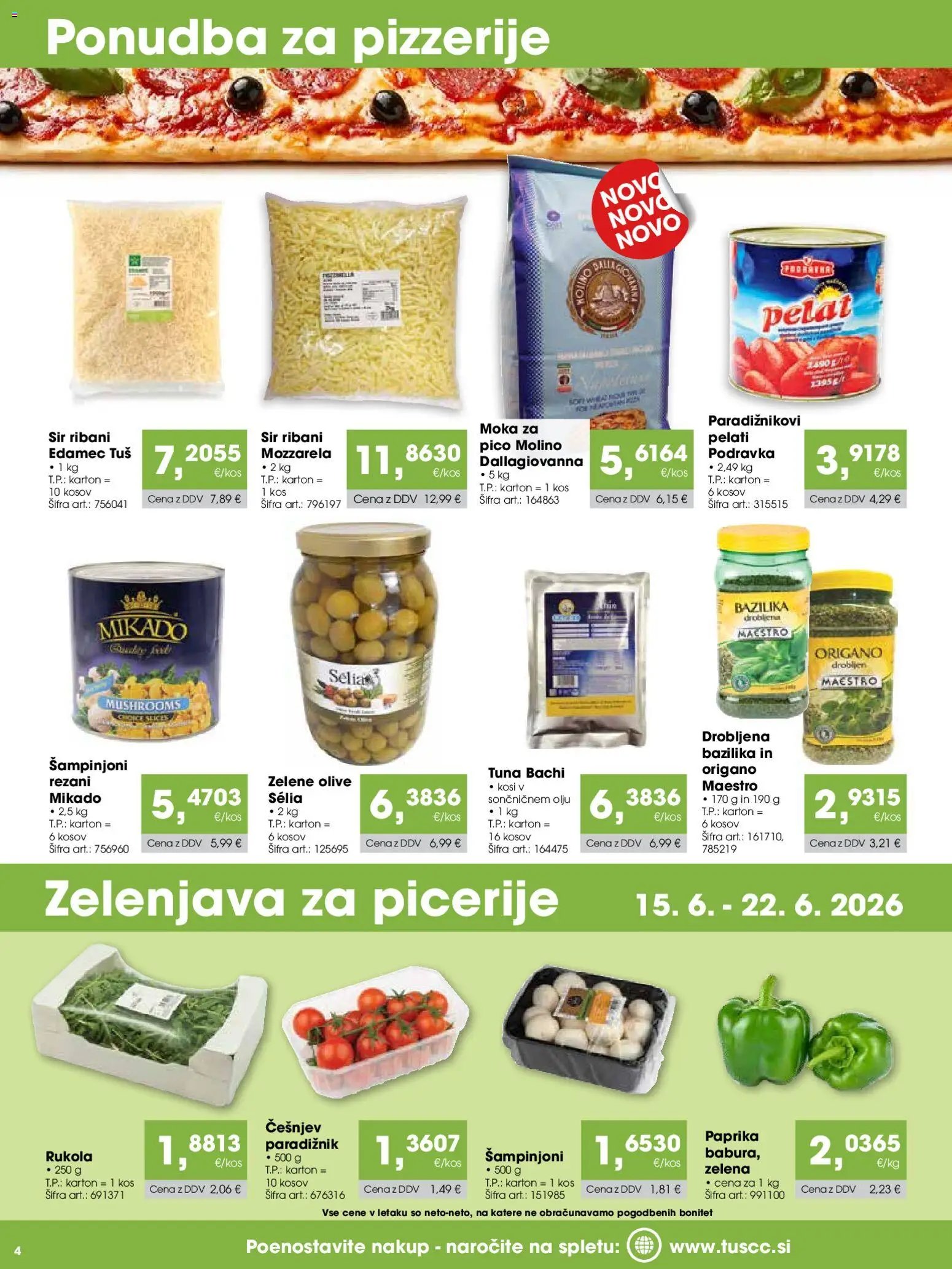 Tuš katalog cash&carry gostinec