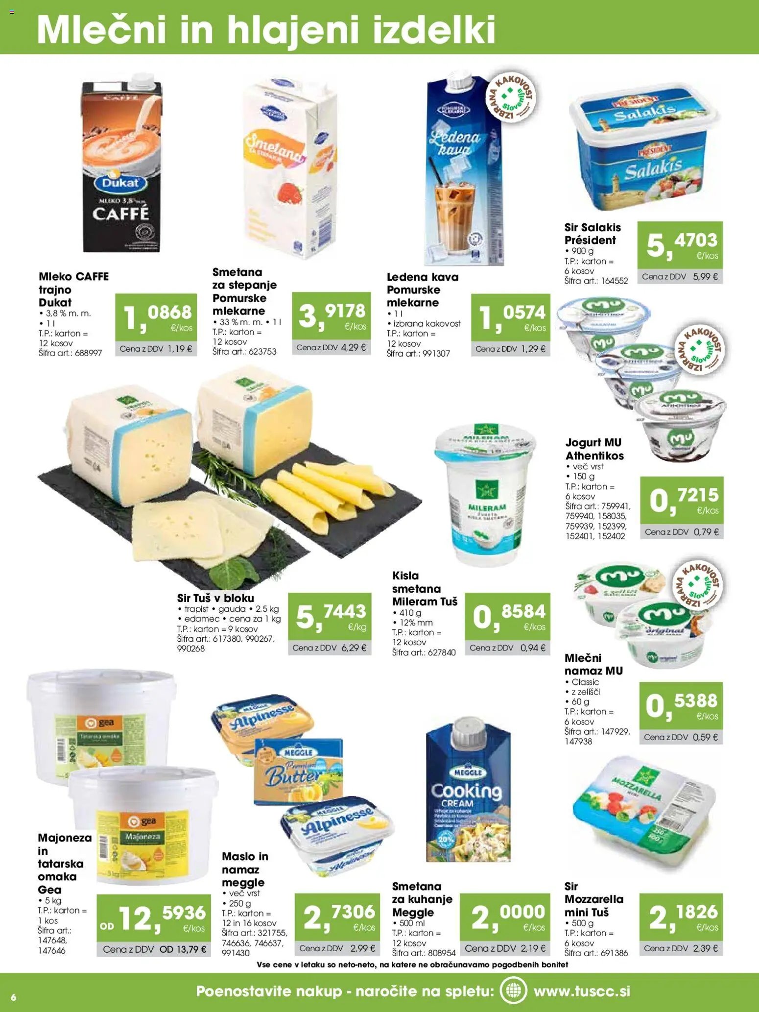 Tuš katalog cash&carry gostinec