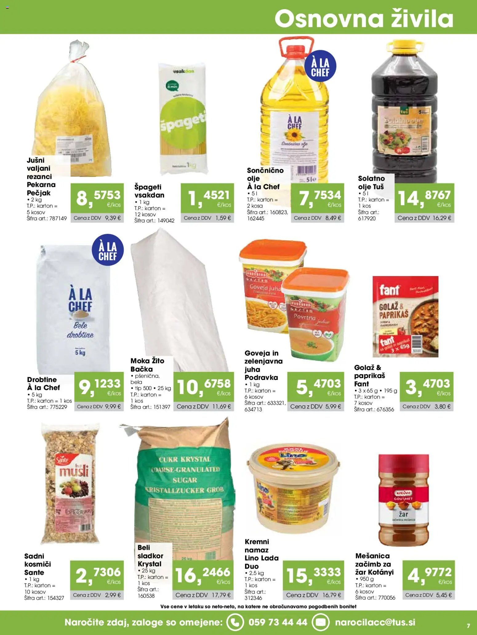 Tuš katalog cash&carry gostinec