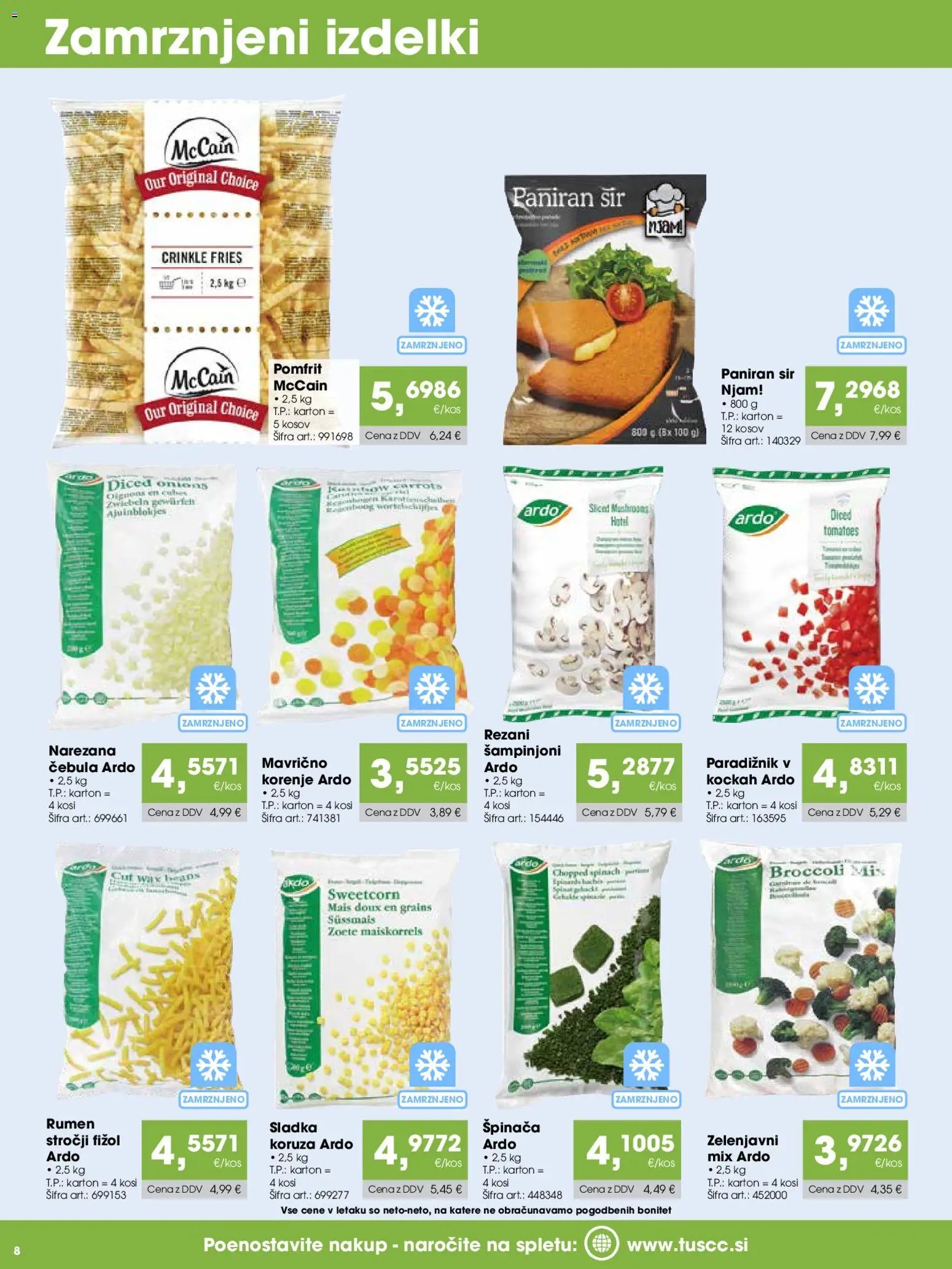 Tuš katalog cash&carry gostinec