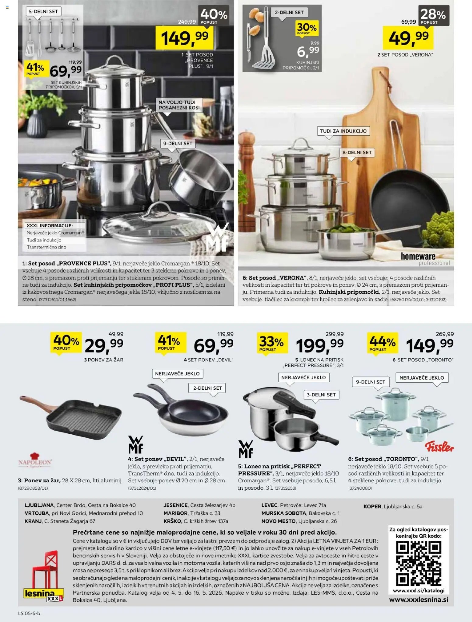 XXXL Lesnina katalog festival nizkih cen (2026-05-04 - 2026-05-16)