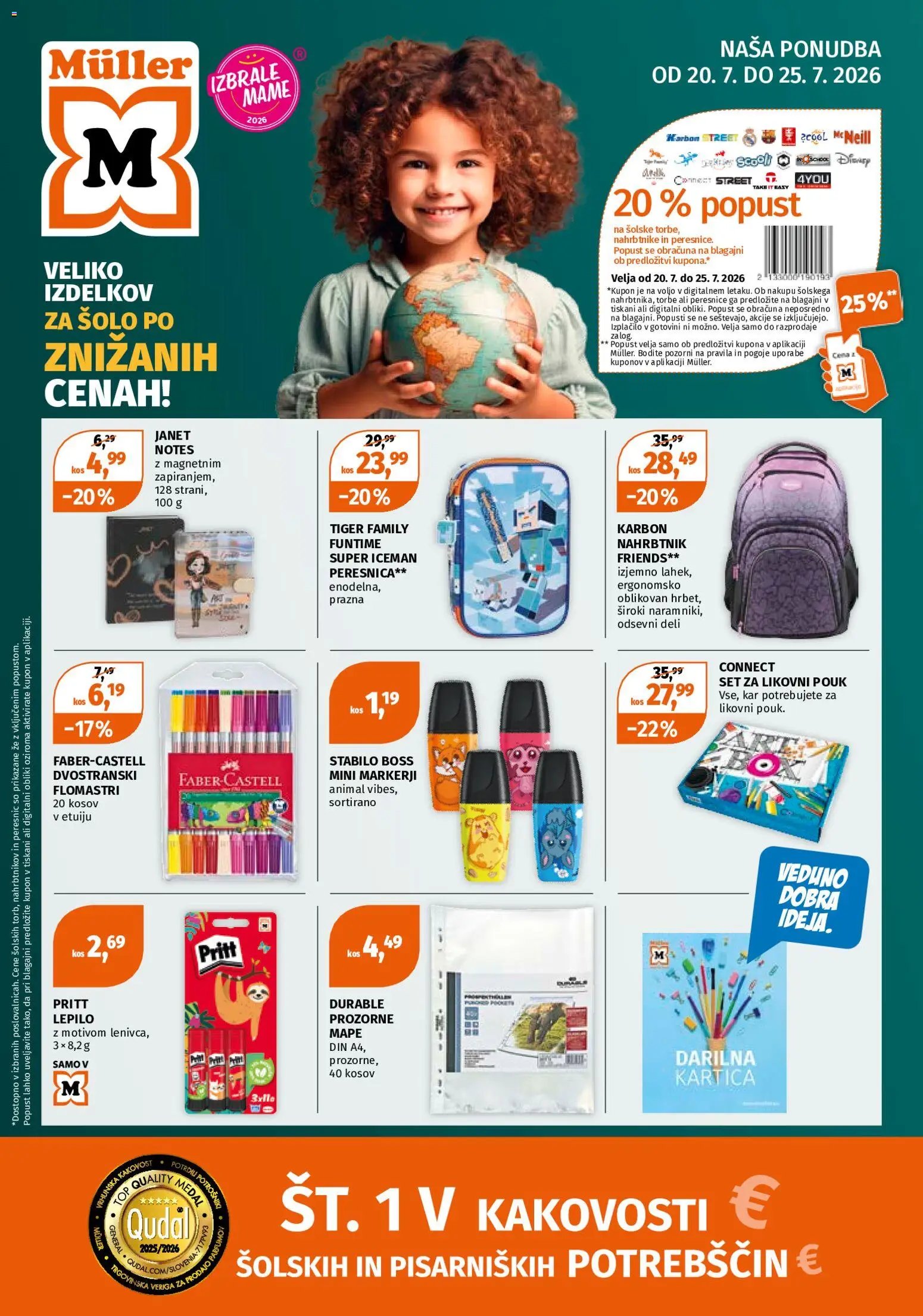 Müller katalog šolo