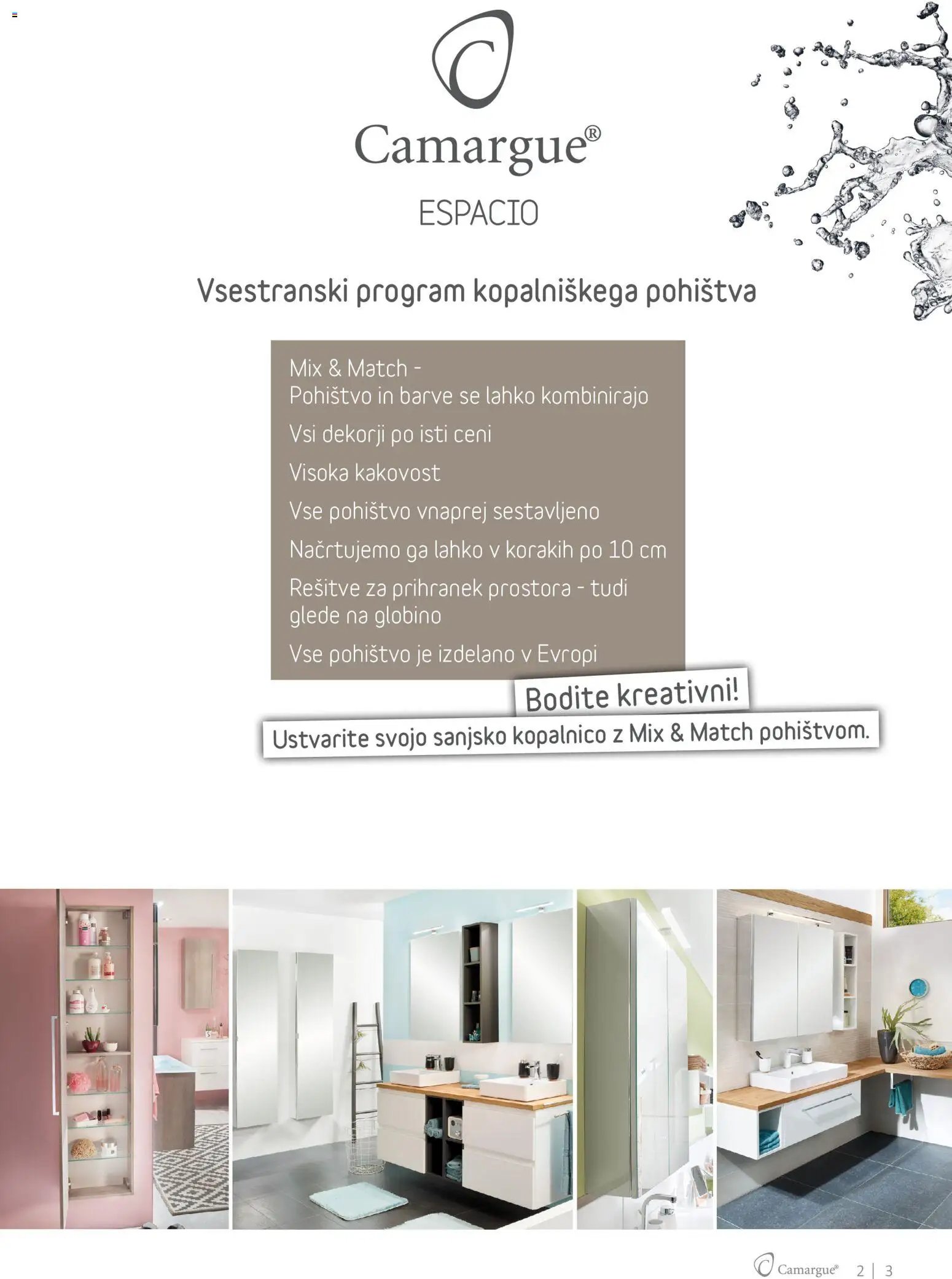 Bauhaus Kopalniško pohištvo Espac