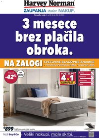 Harvey Norman katalog 3 mesece brez plačila