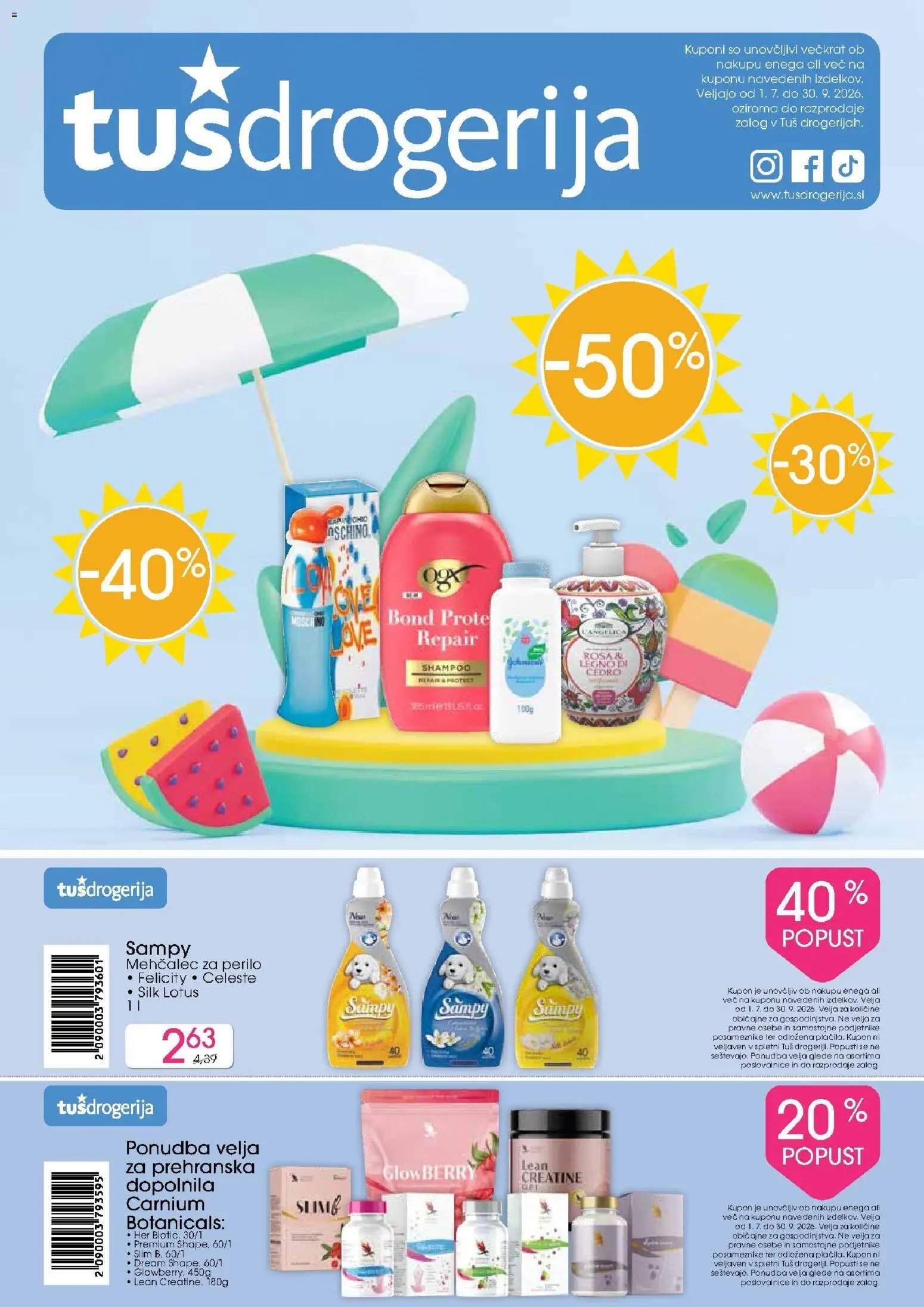 Tuš drogerija katalog