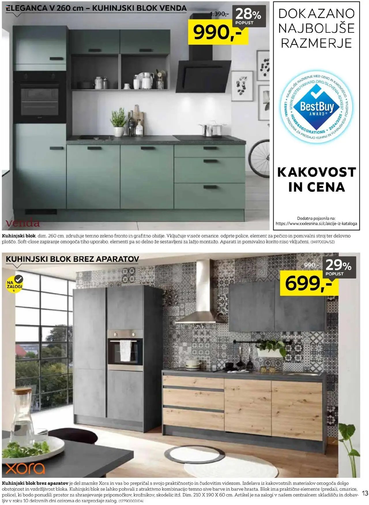 XXXL Lesnina katalog sanjske kuhinje po najboljših cenah (2025-09-01 - 2025-09-13)