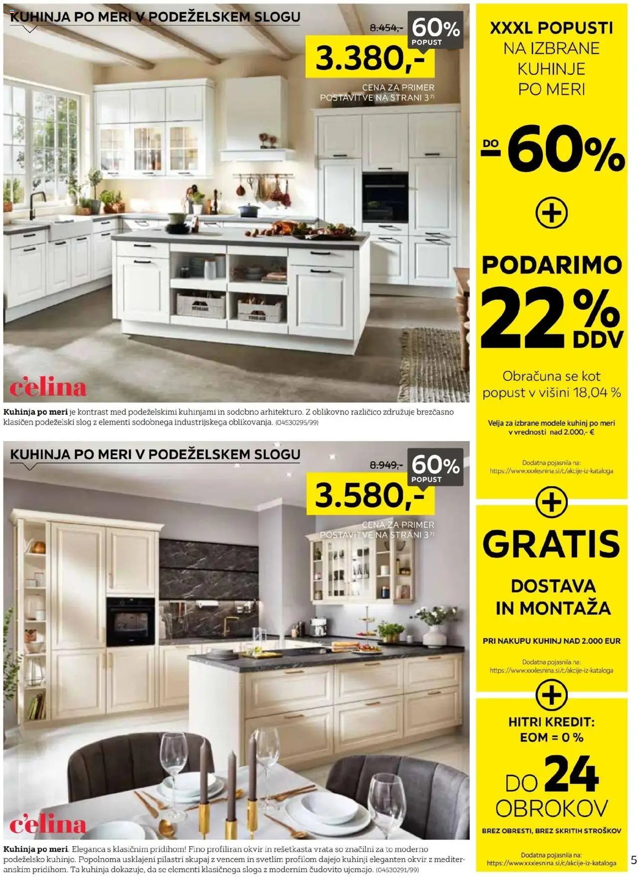 XXXL Lesnina katalog sanjske kuhinje po najboljših cenah (2025-09-01 - 2025-09-13)
