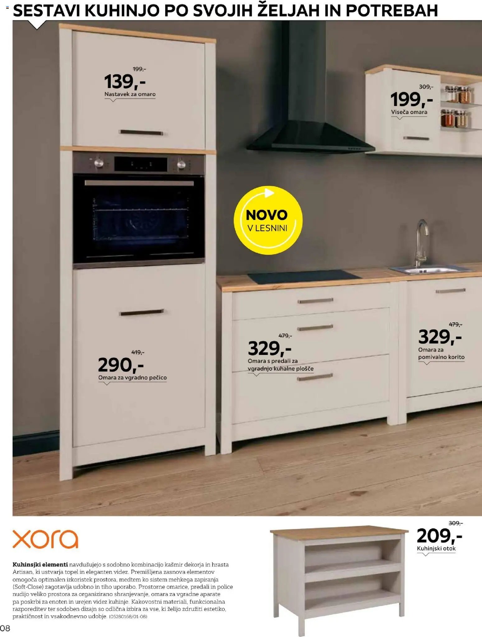 XXXL Lesnina katalog izbira kuhinj
