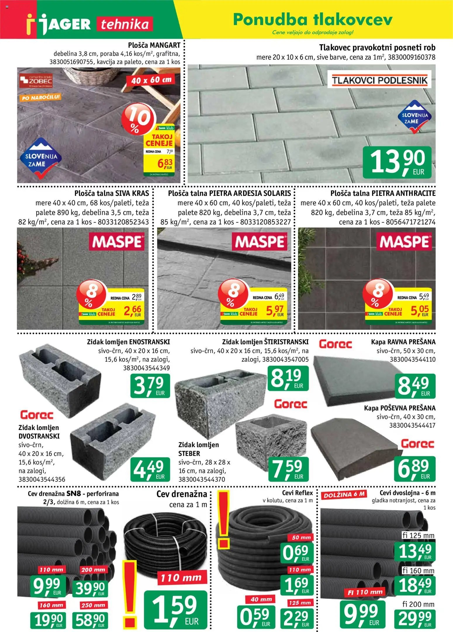 Jager Katalog - Tehnika