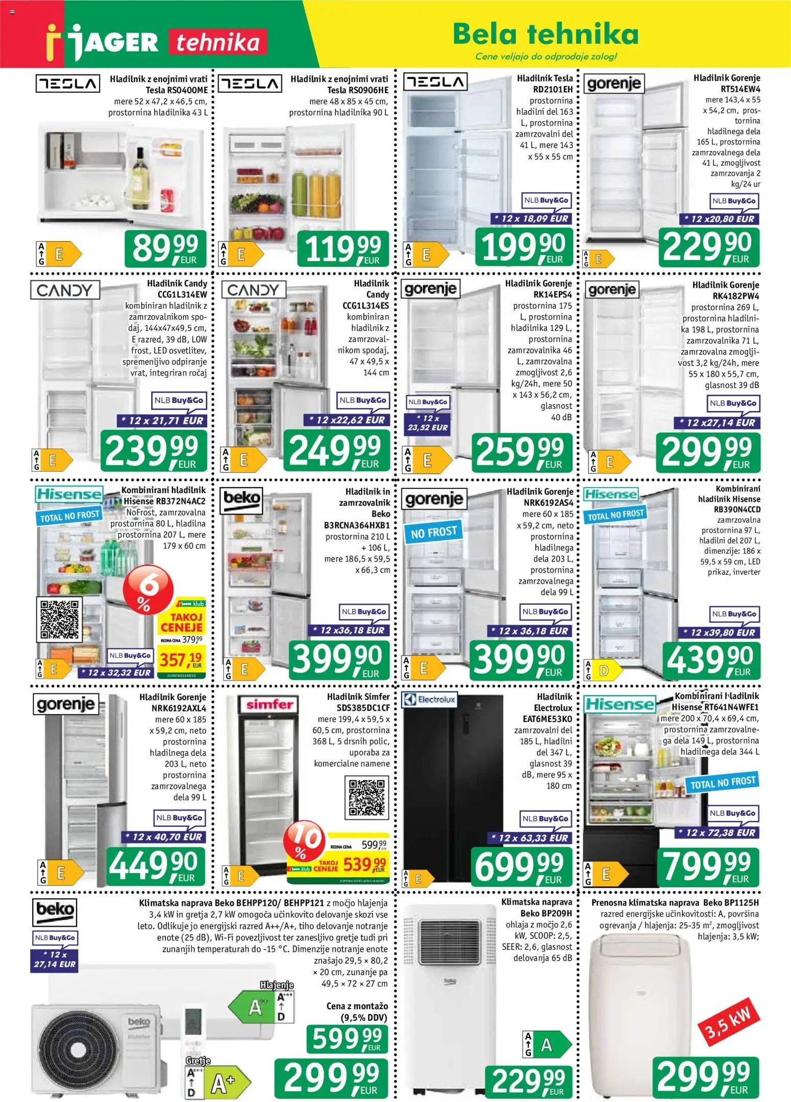 Jager Katalog - Tehnika