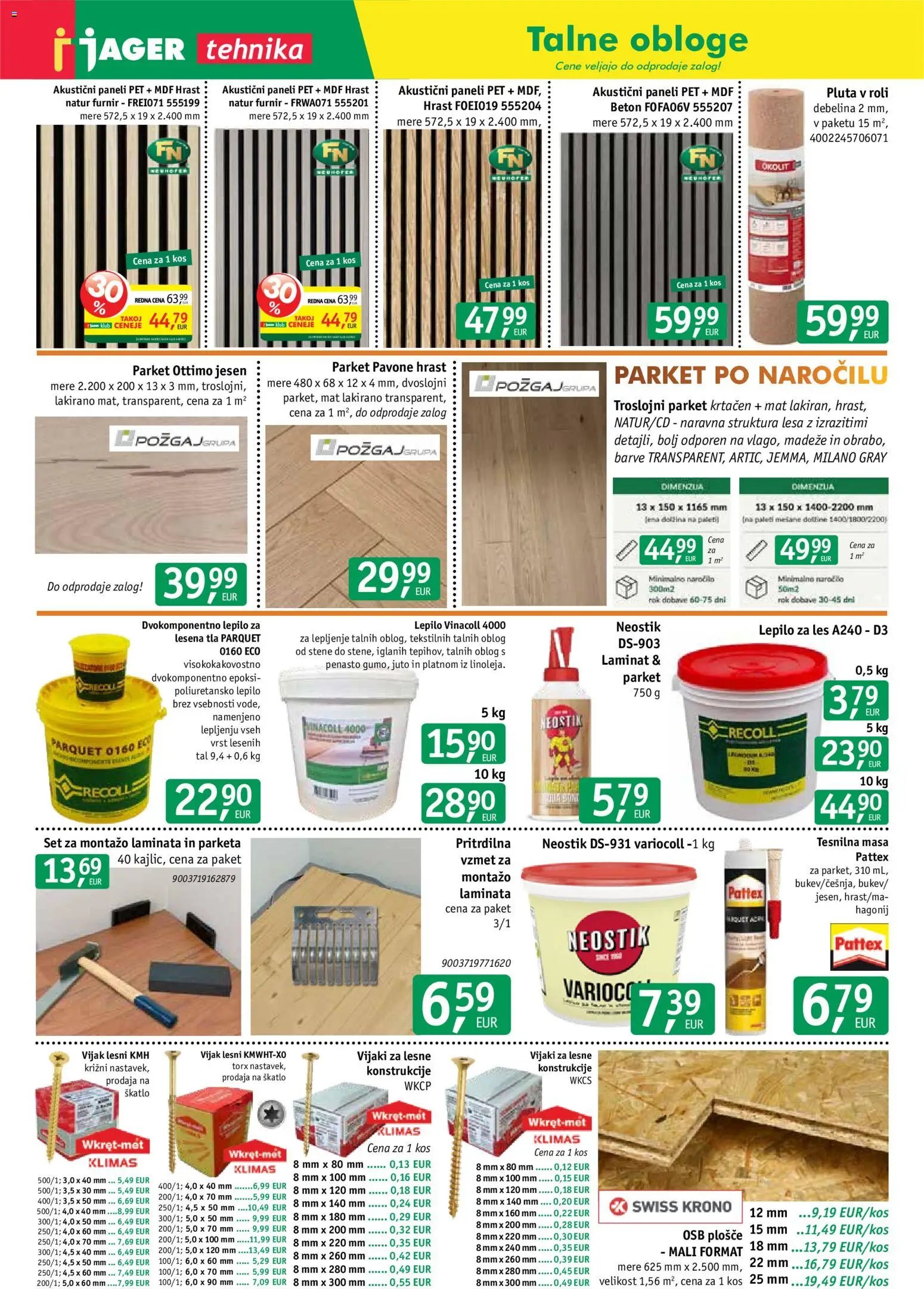 Jager Katalog - Tehnika