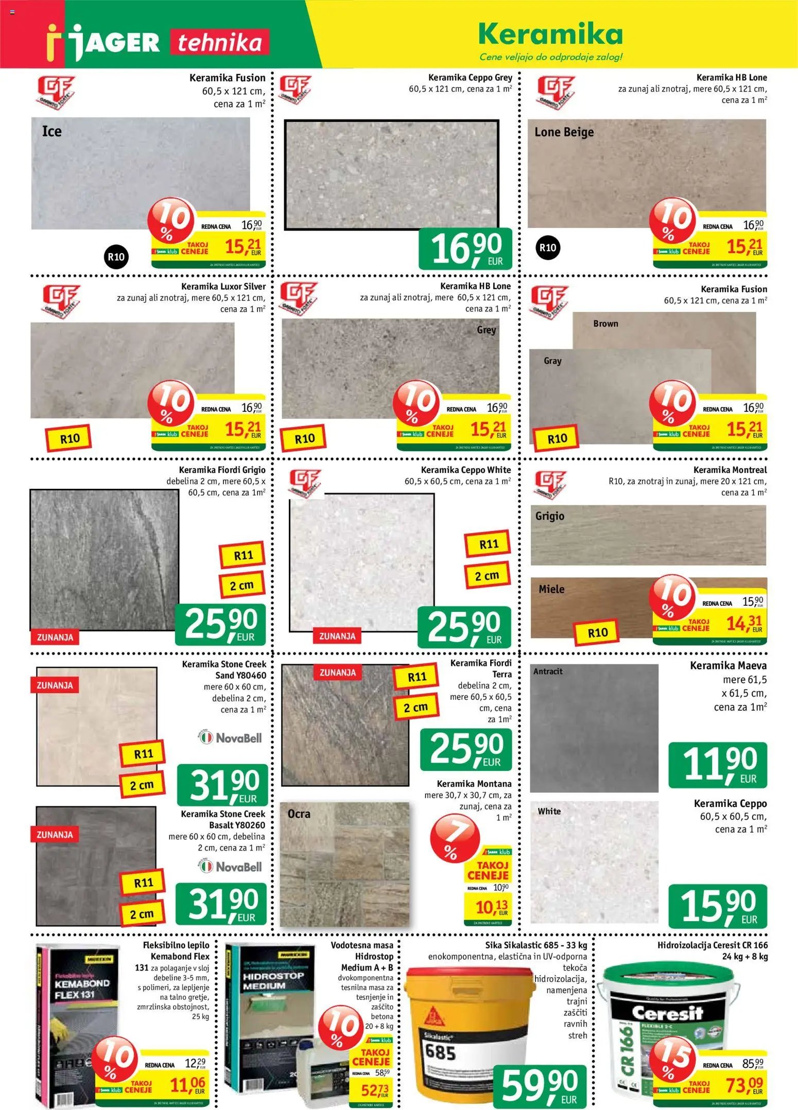 Jager Katalog - Tehnika