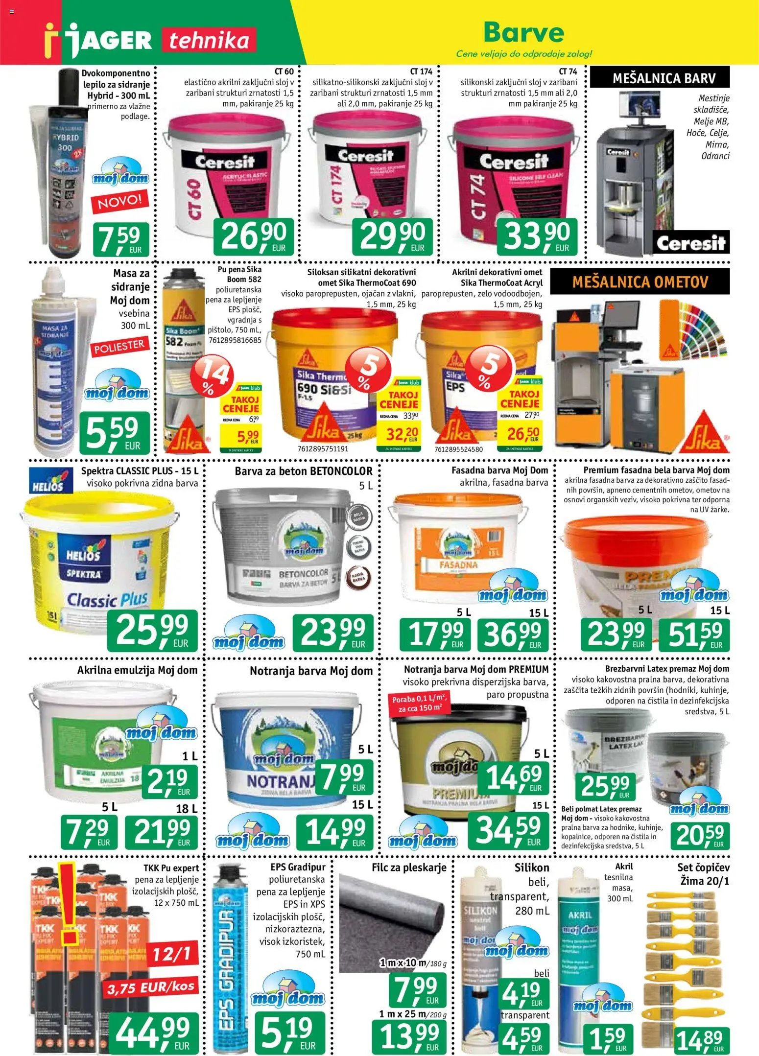 Jager Katalog - Tehnika