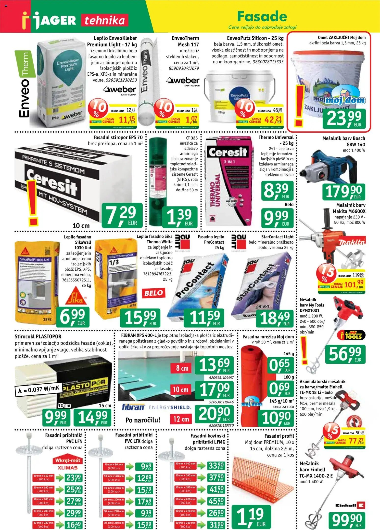 Jager Katalog - Tehnika