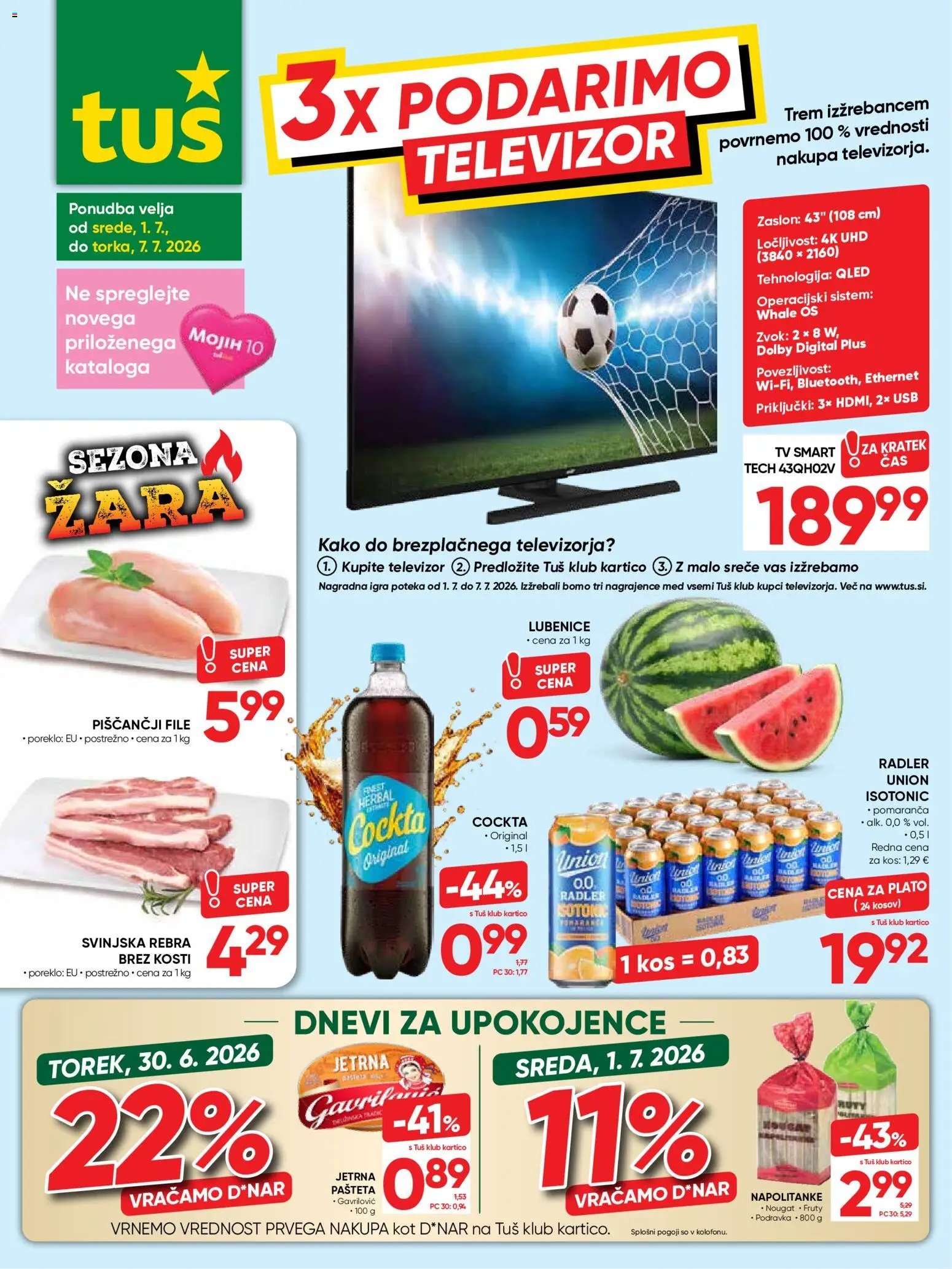 Tuš katalog