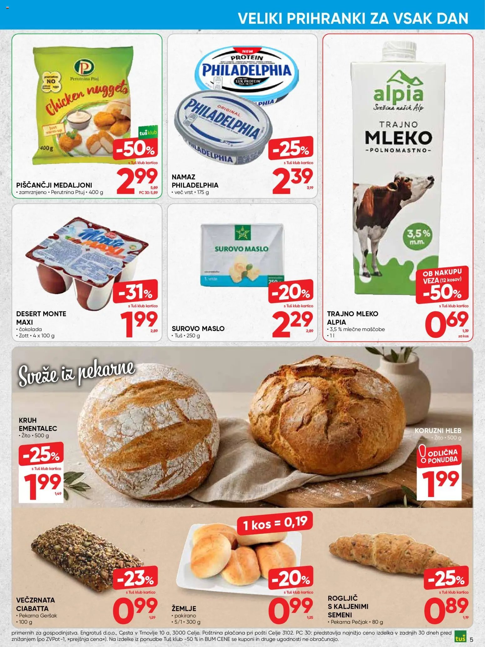 Tuš katalog
