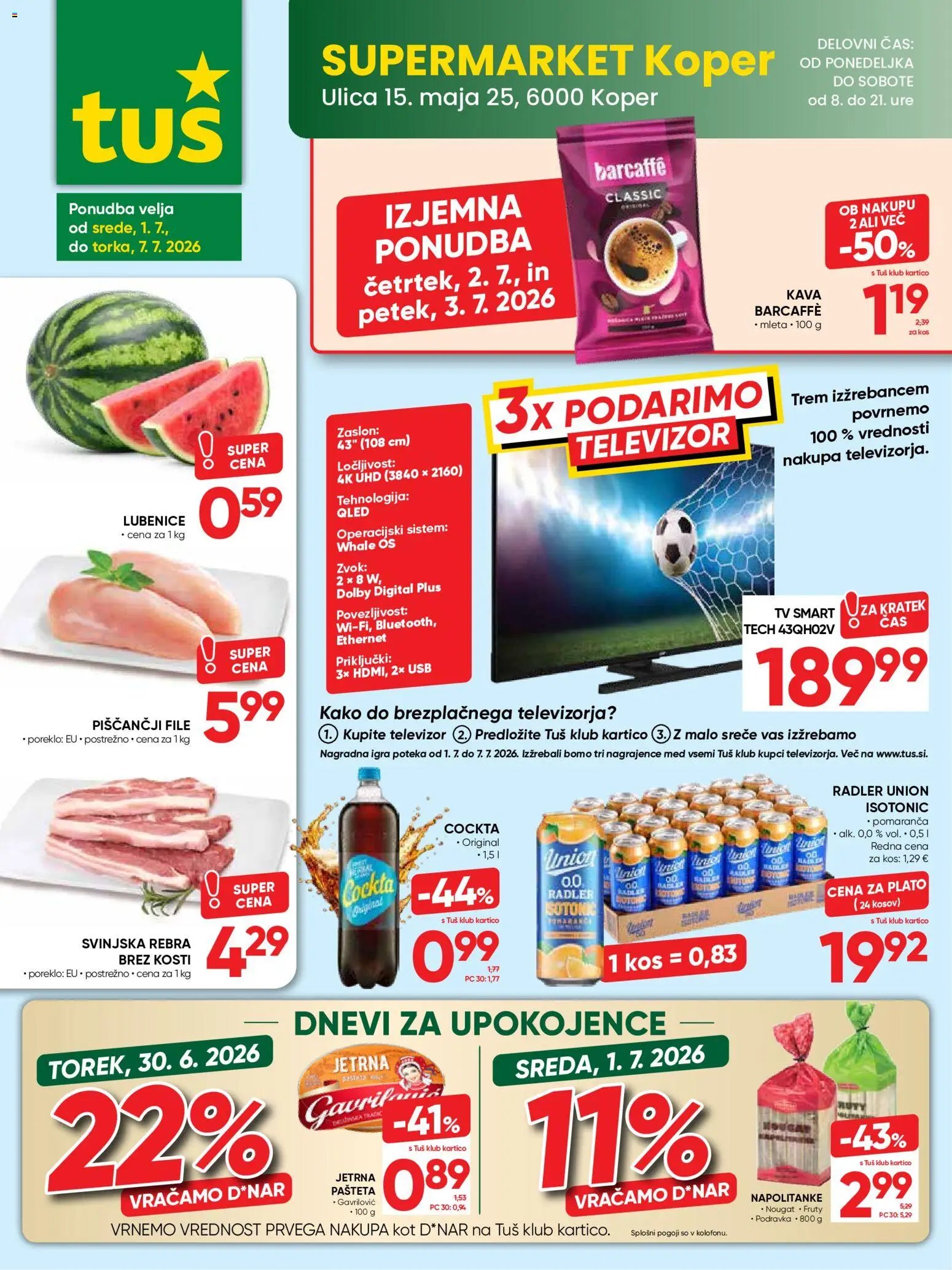 Tuš katalog