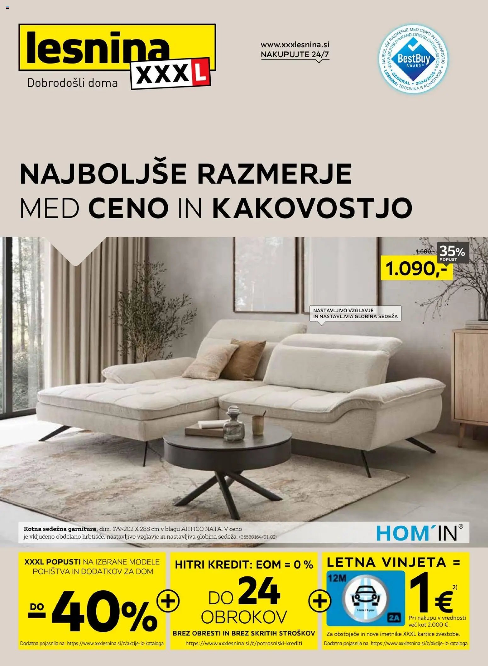XXXL Lesnina katalog najboljše razmerje (2026-05-18 - 2026-05-30)