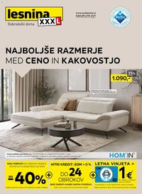 XXXL Lesnina katalog najboljše razmerje (2026-05-18 - 2026-05-30)