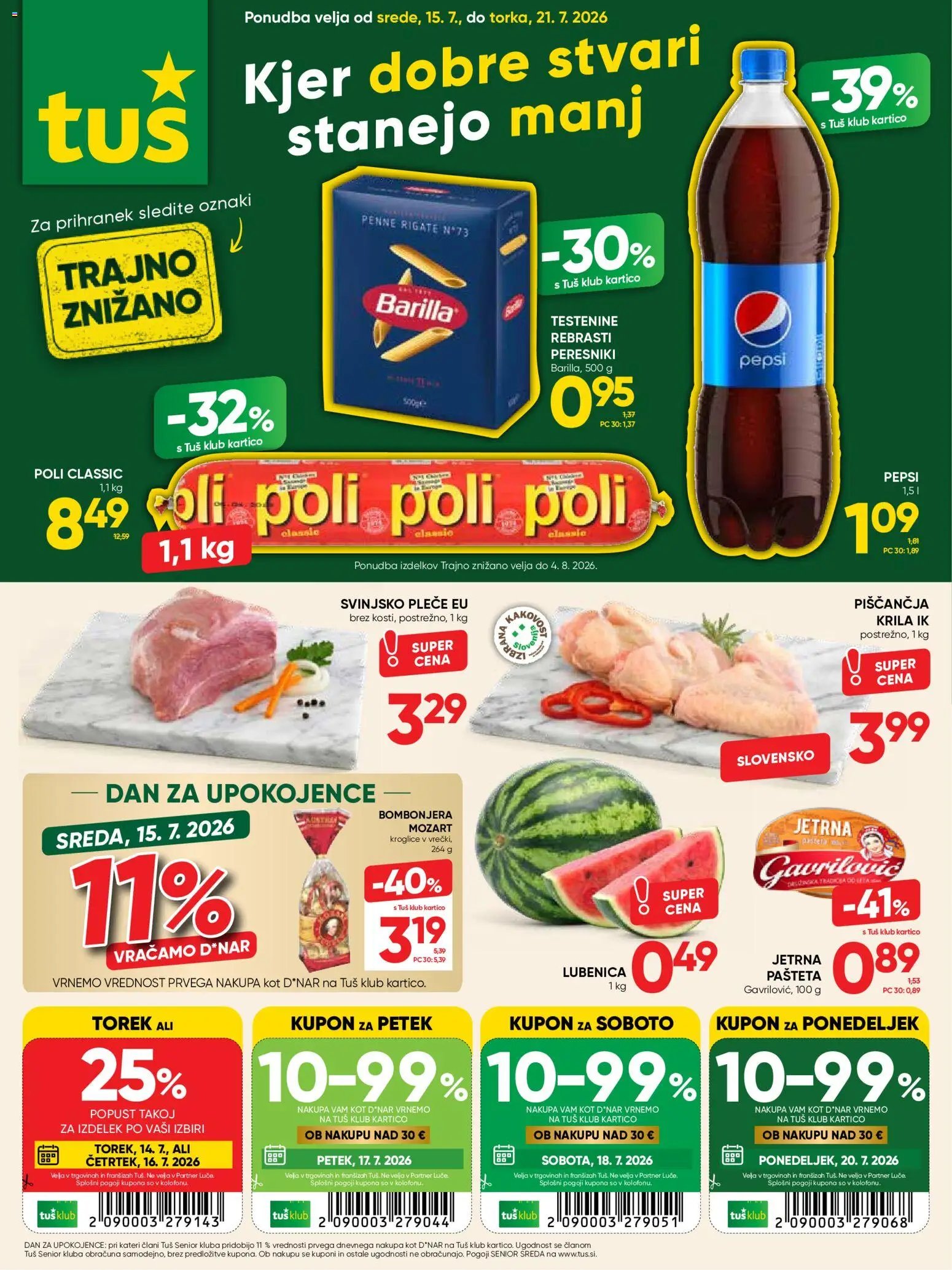 Tuš katalog