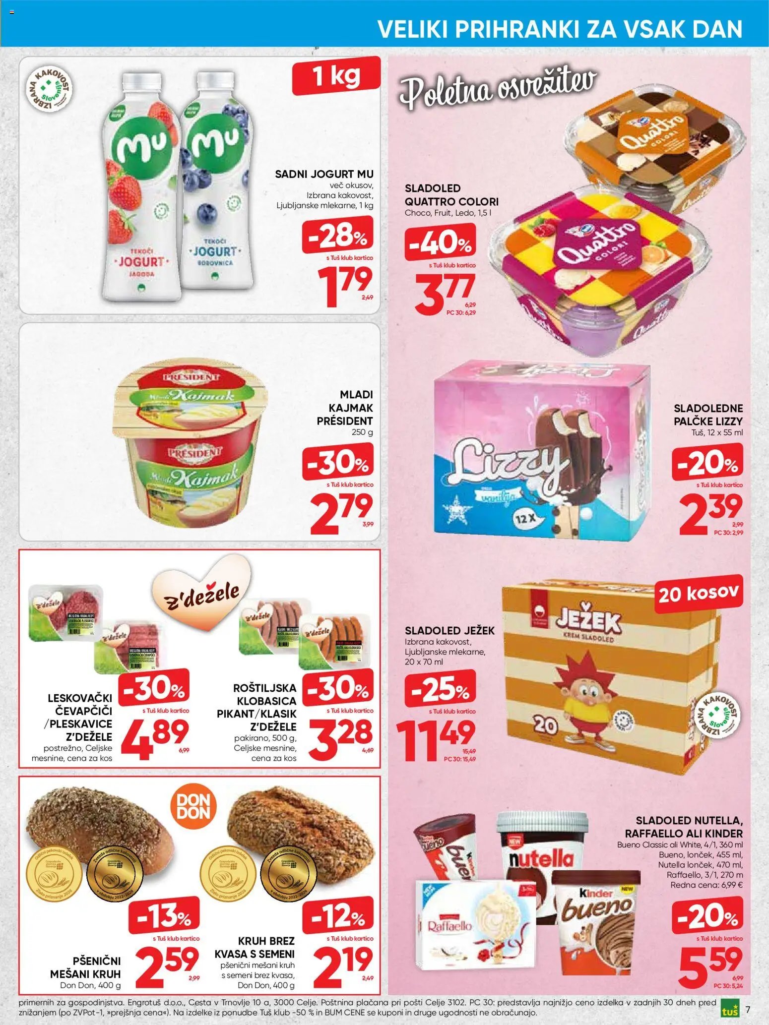 Tuš katalog