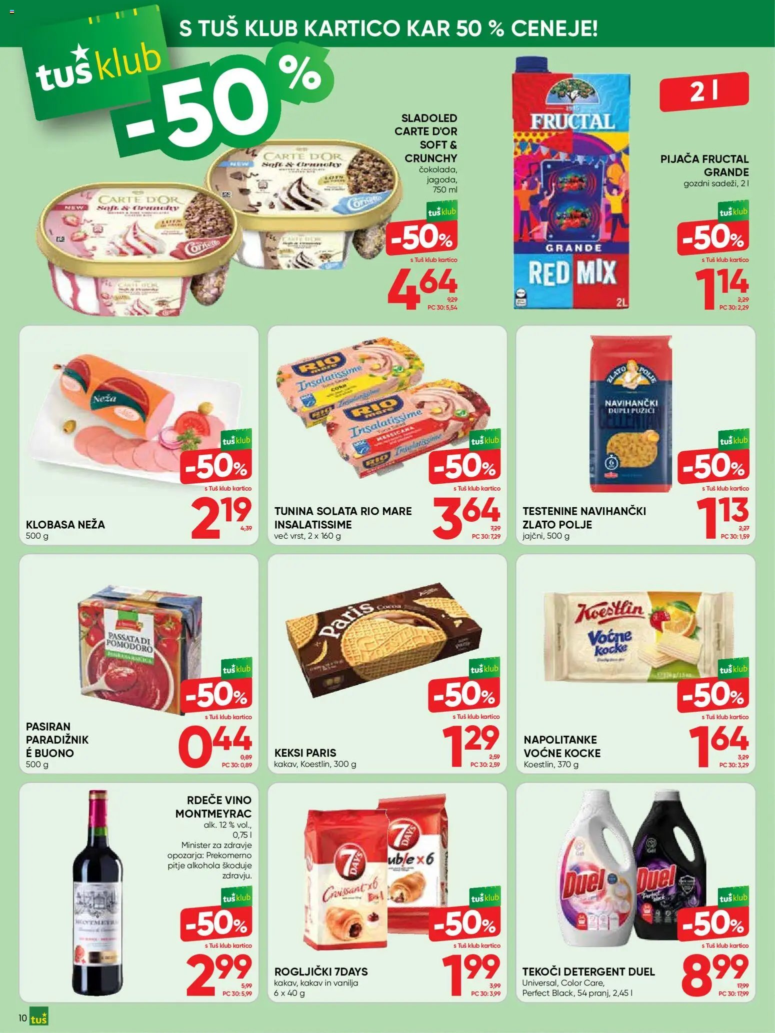 Tuš katalog