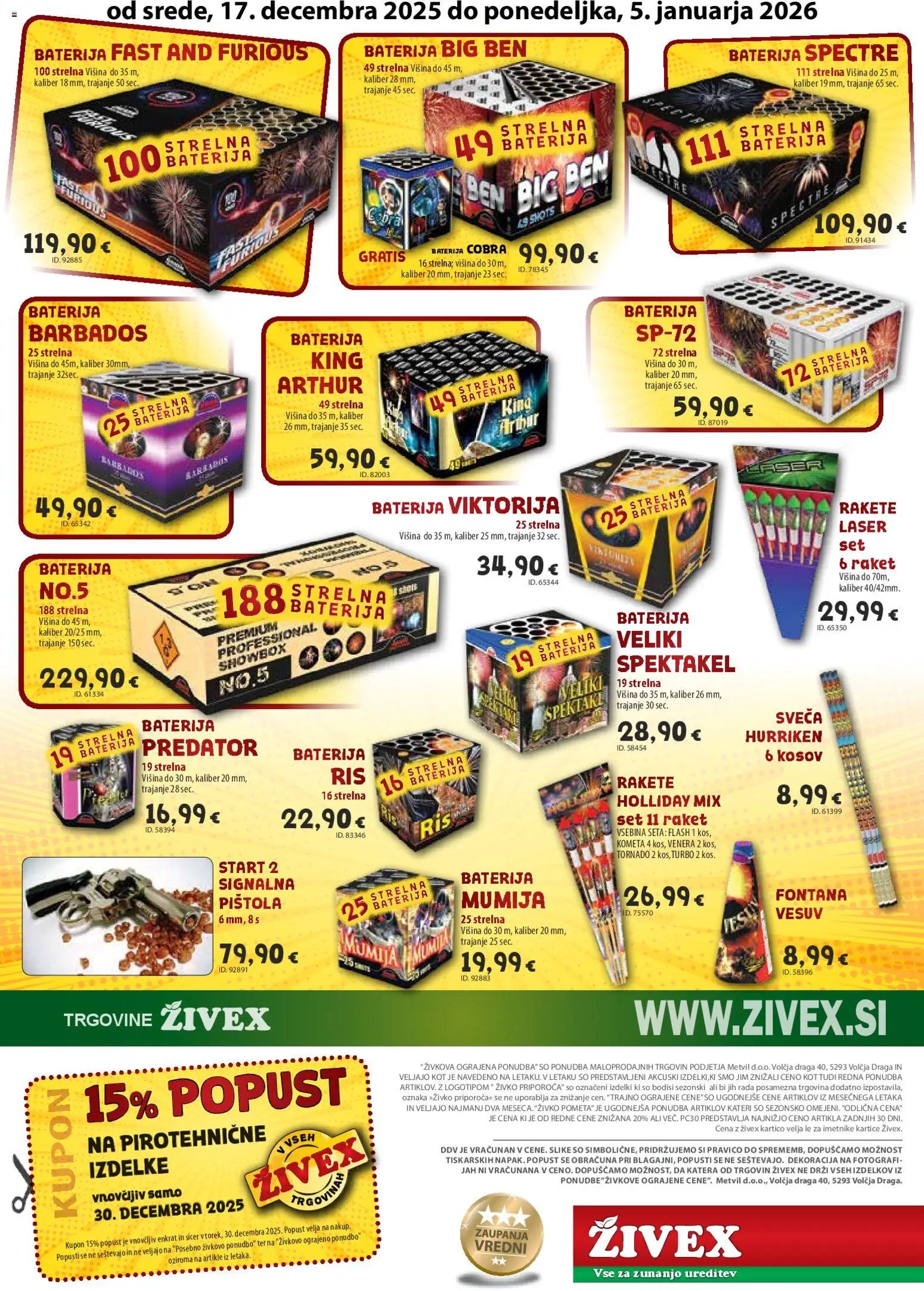 Živex katalog (2025-12-17 - 2026-01-05)