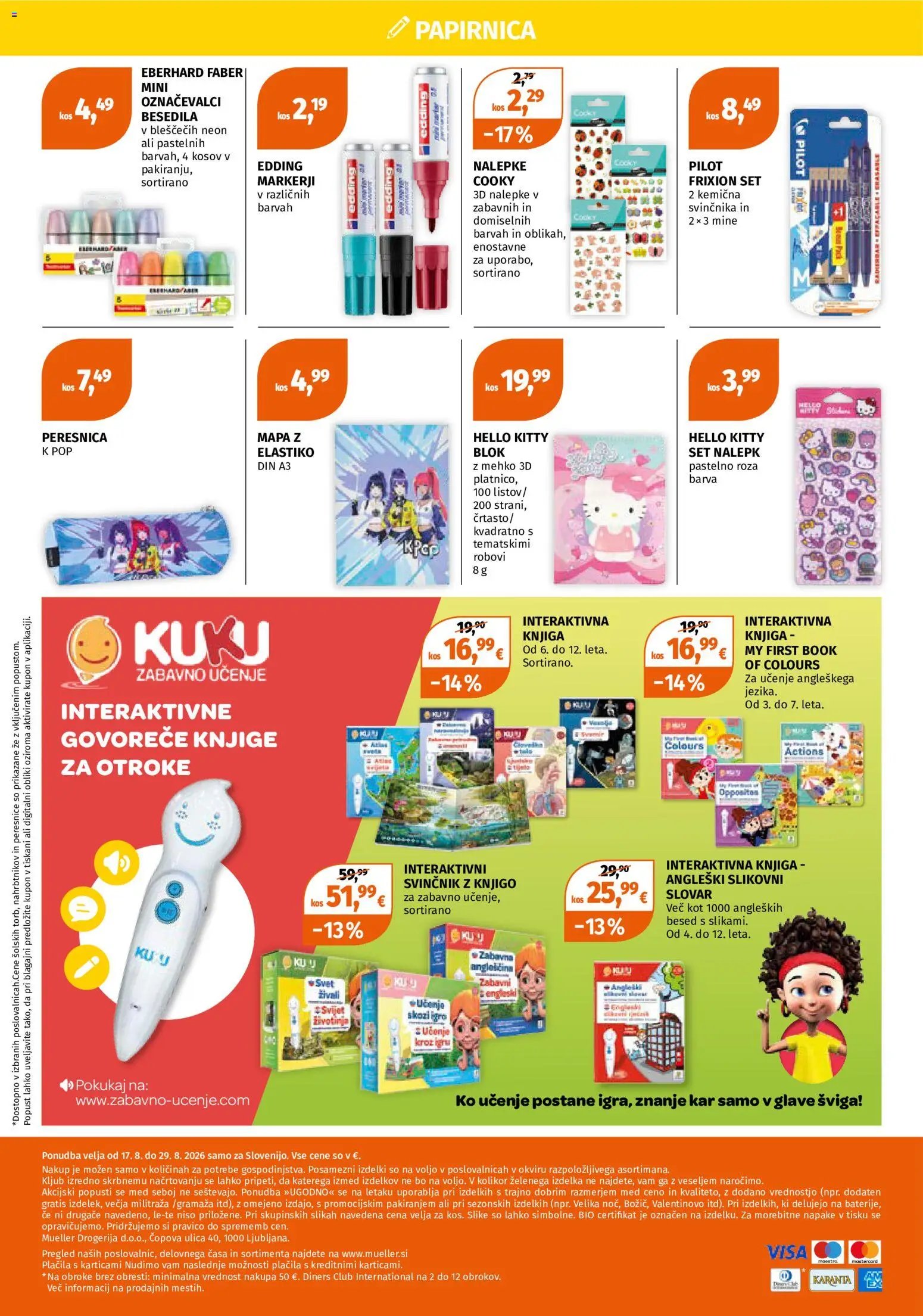 Müller katalog šolo