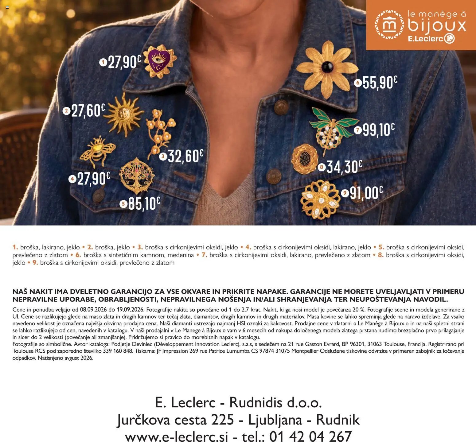 E.leclerc katalog zlatarna