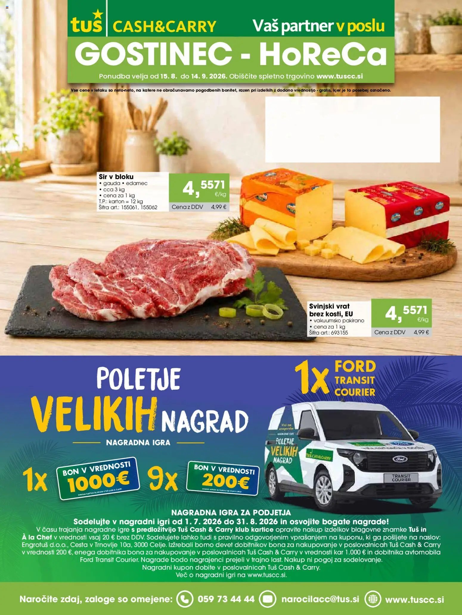 Tuš katalog cash&carry gostinec