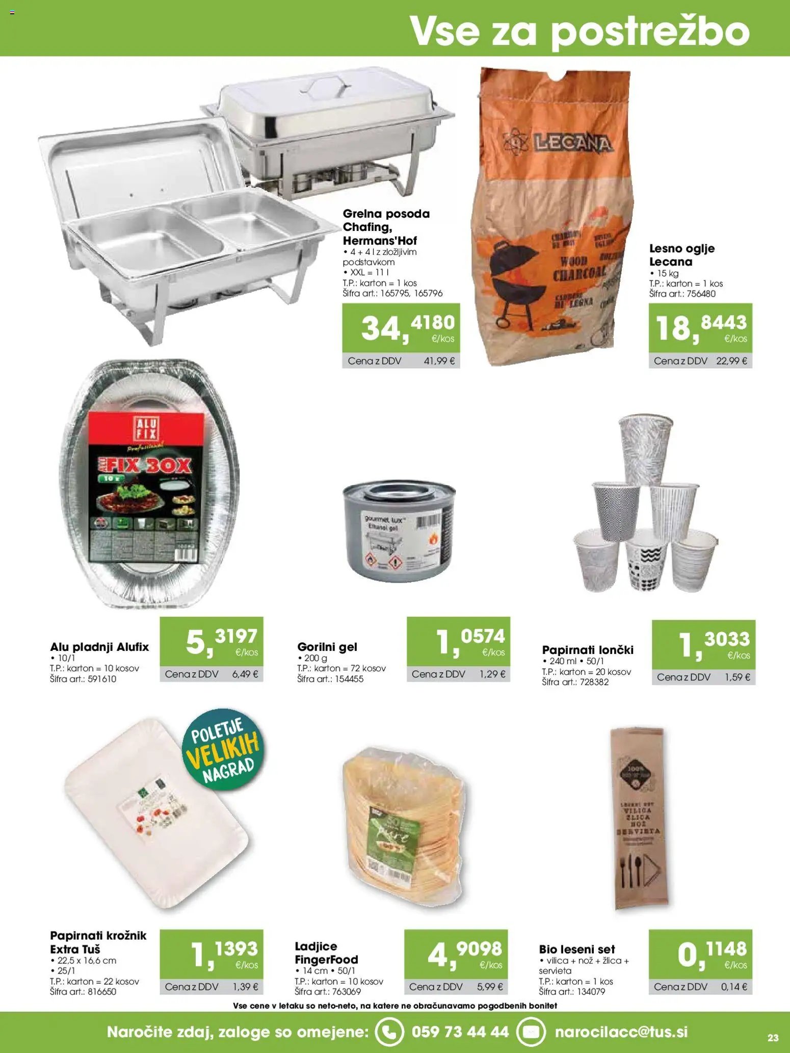 Tuš katalog cash&carry gostinec
