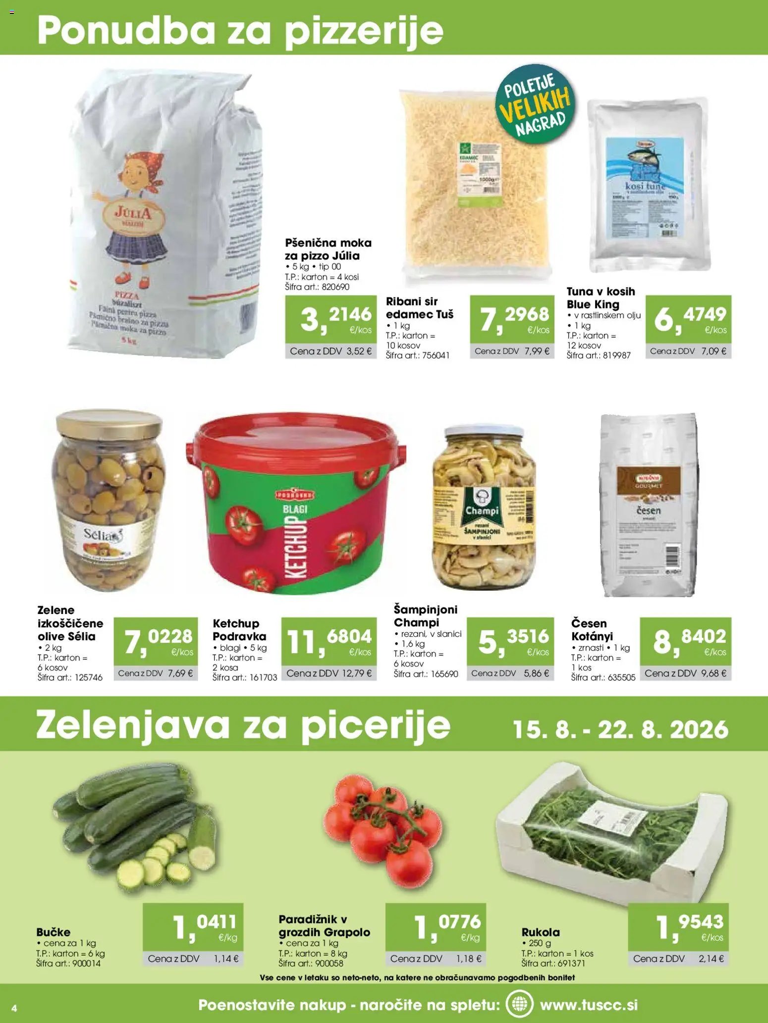 Tuš katalog cash&carry gostinec