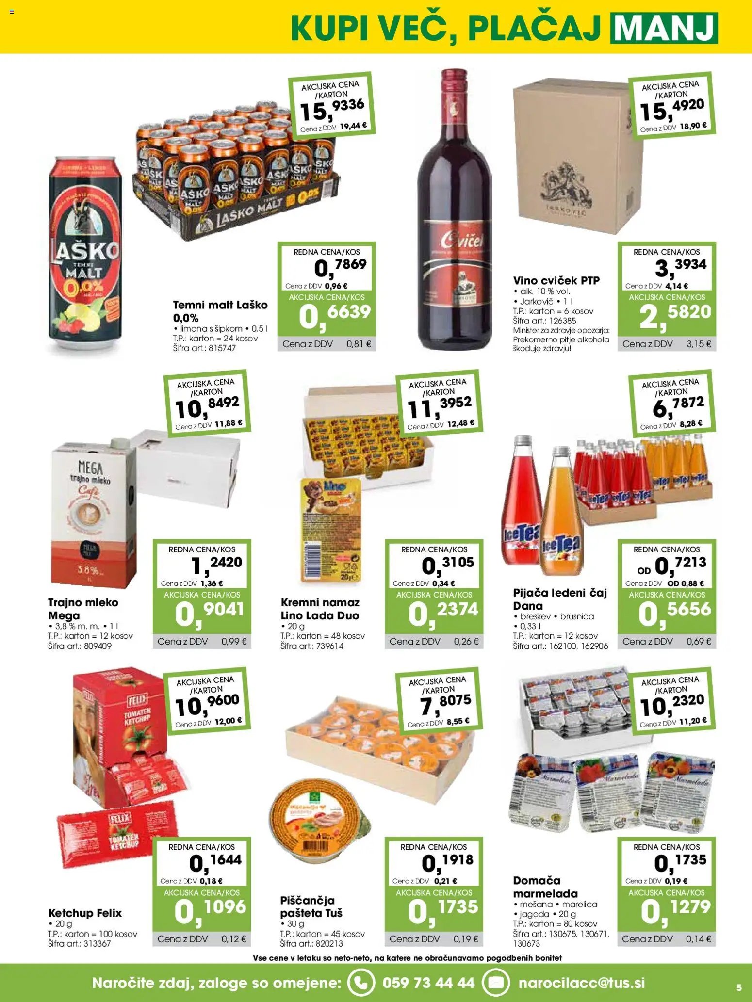 Tuš katalog cash&carry gostinec