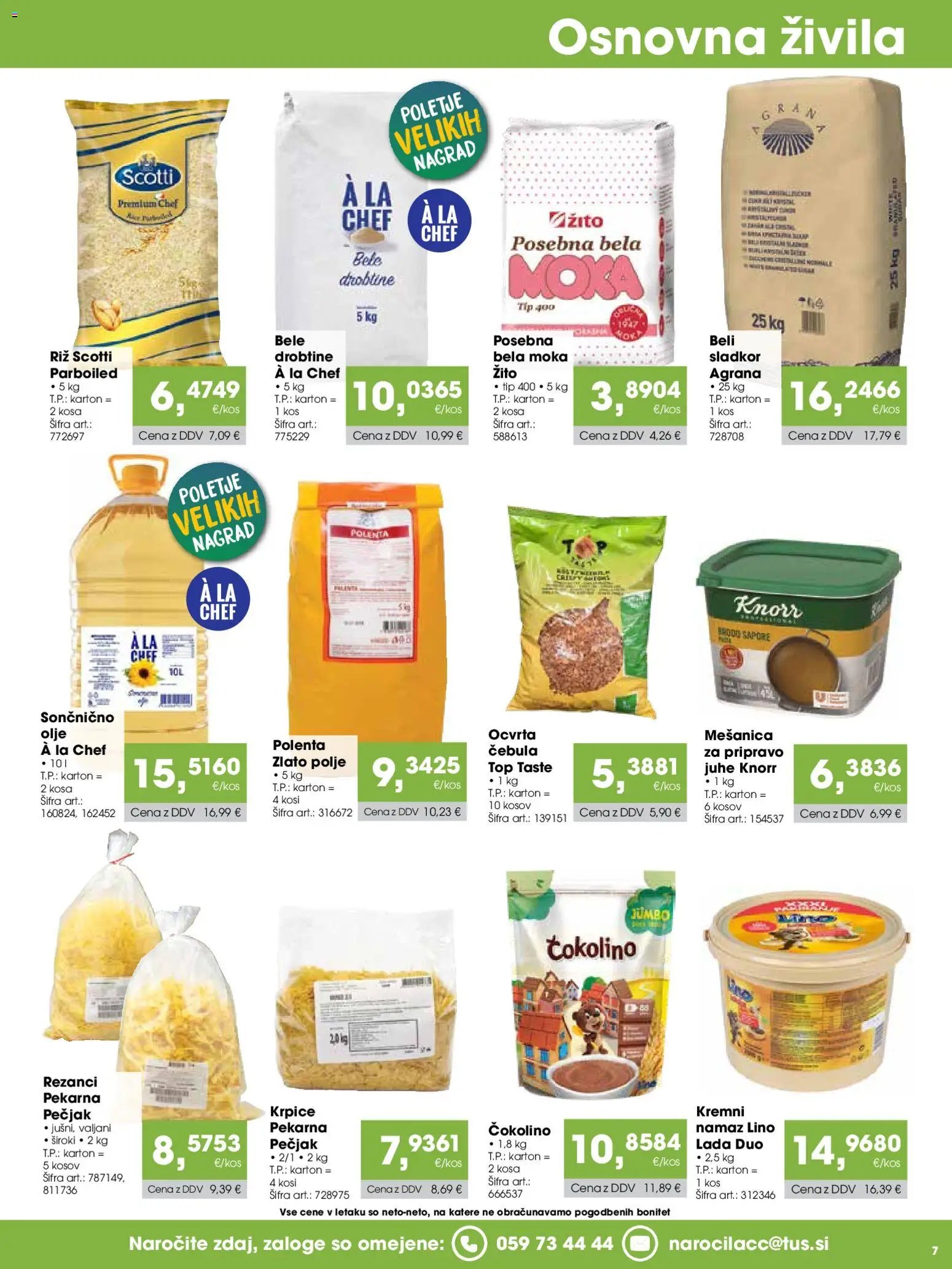 Tuš katalog cash&carry gostinec