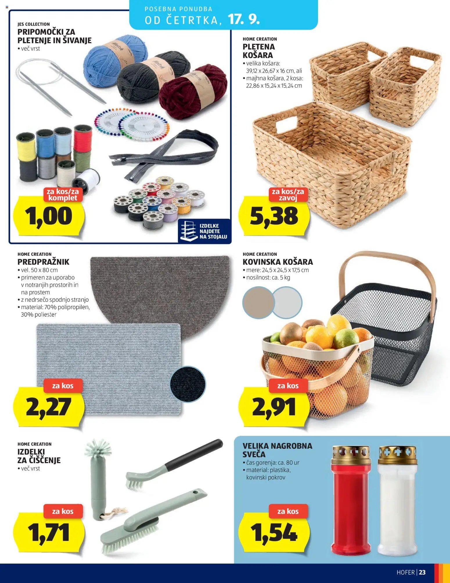 Hofer katalog