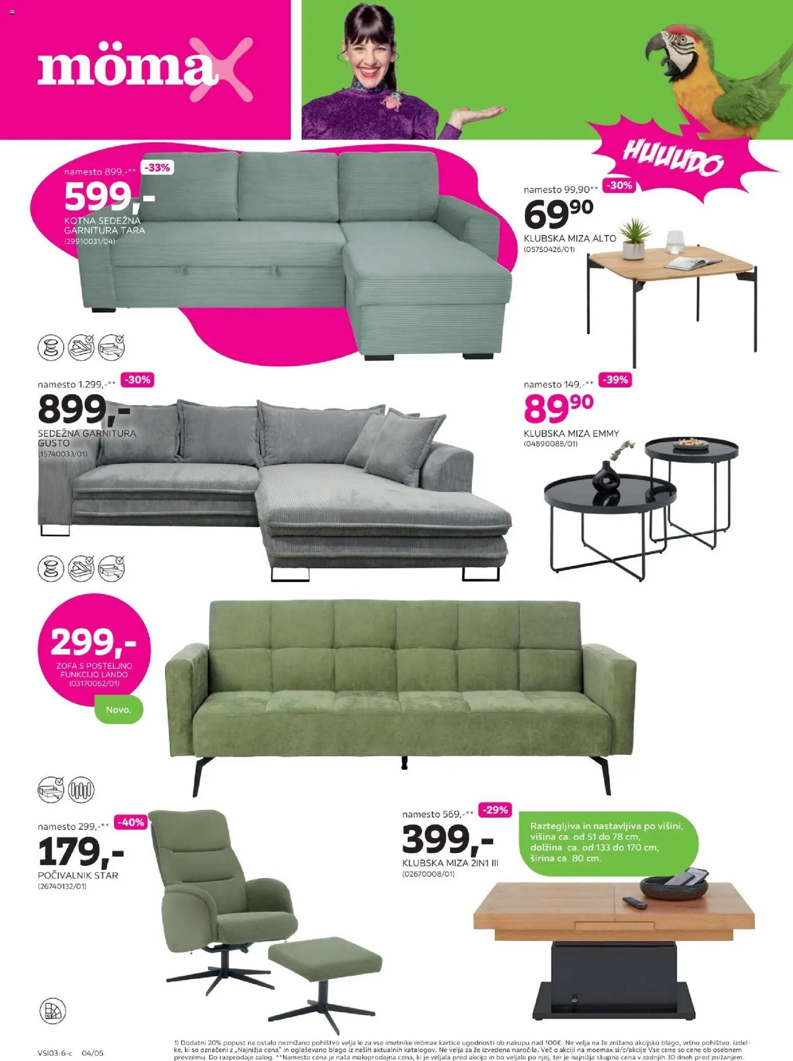 Mömax katalog izbrano pohištvo (2026-03-16 - 2026-03-28)