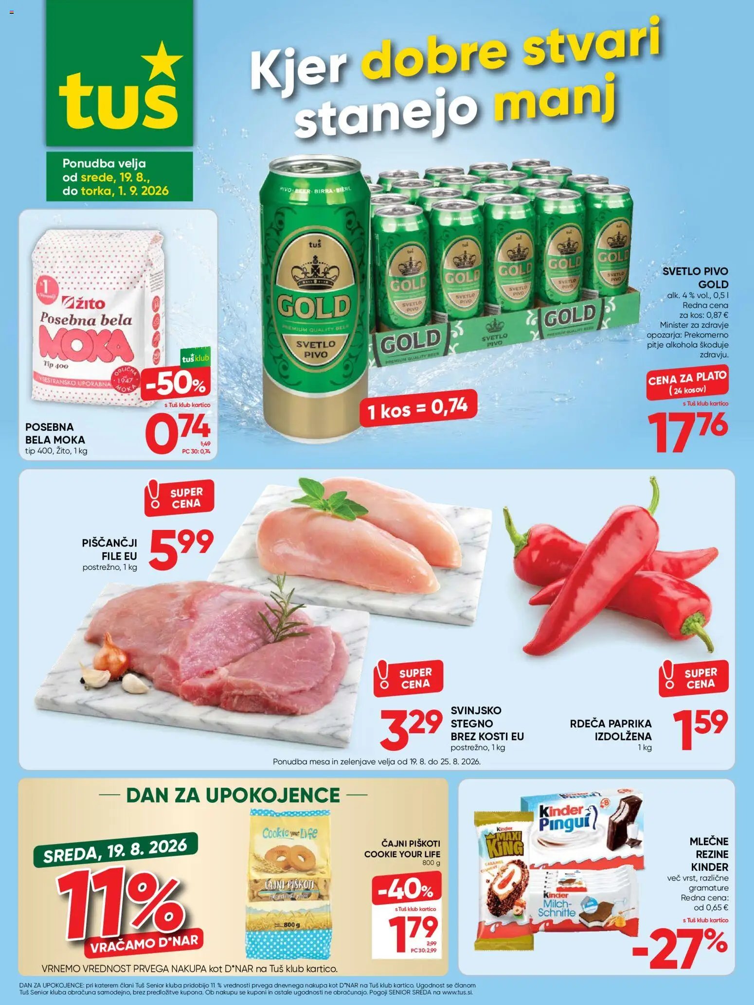 Tuš katalog