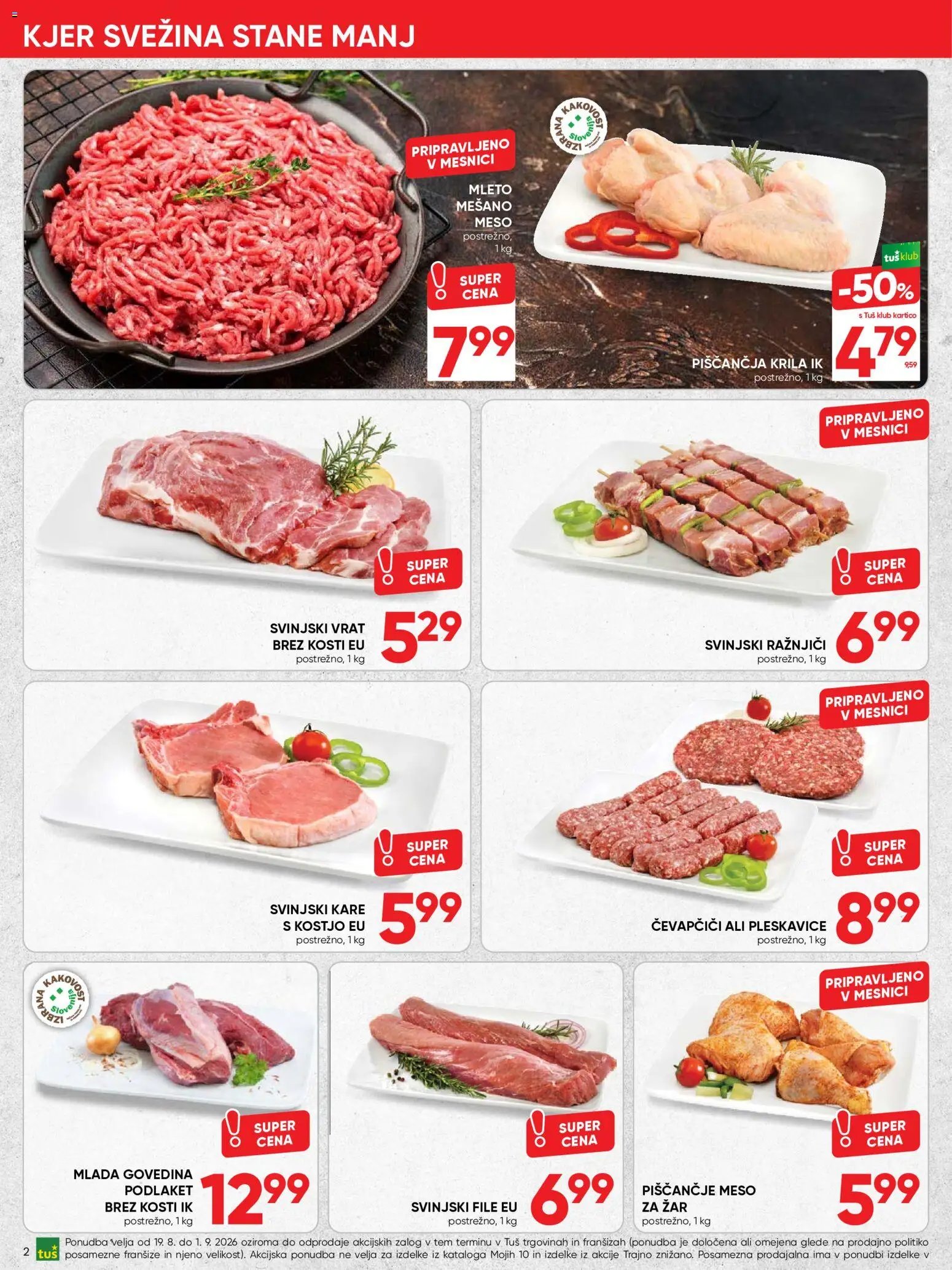 Tuš katalog