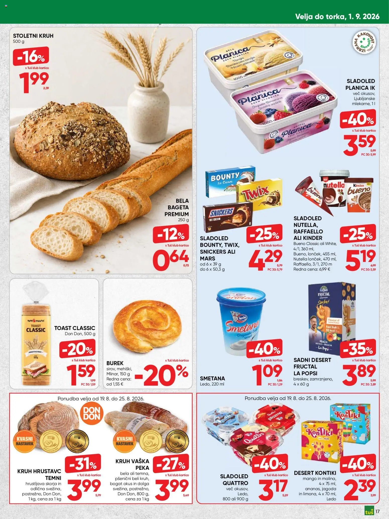 Tuš katalog