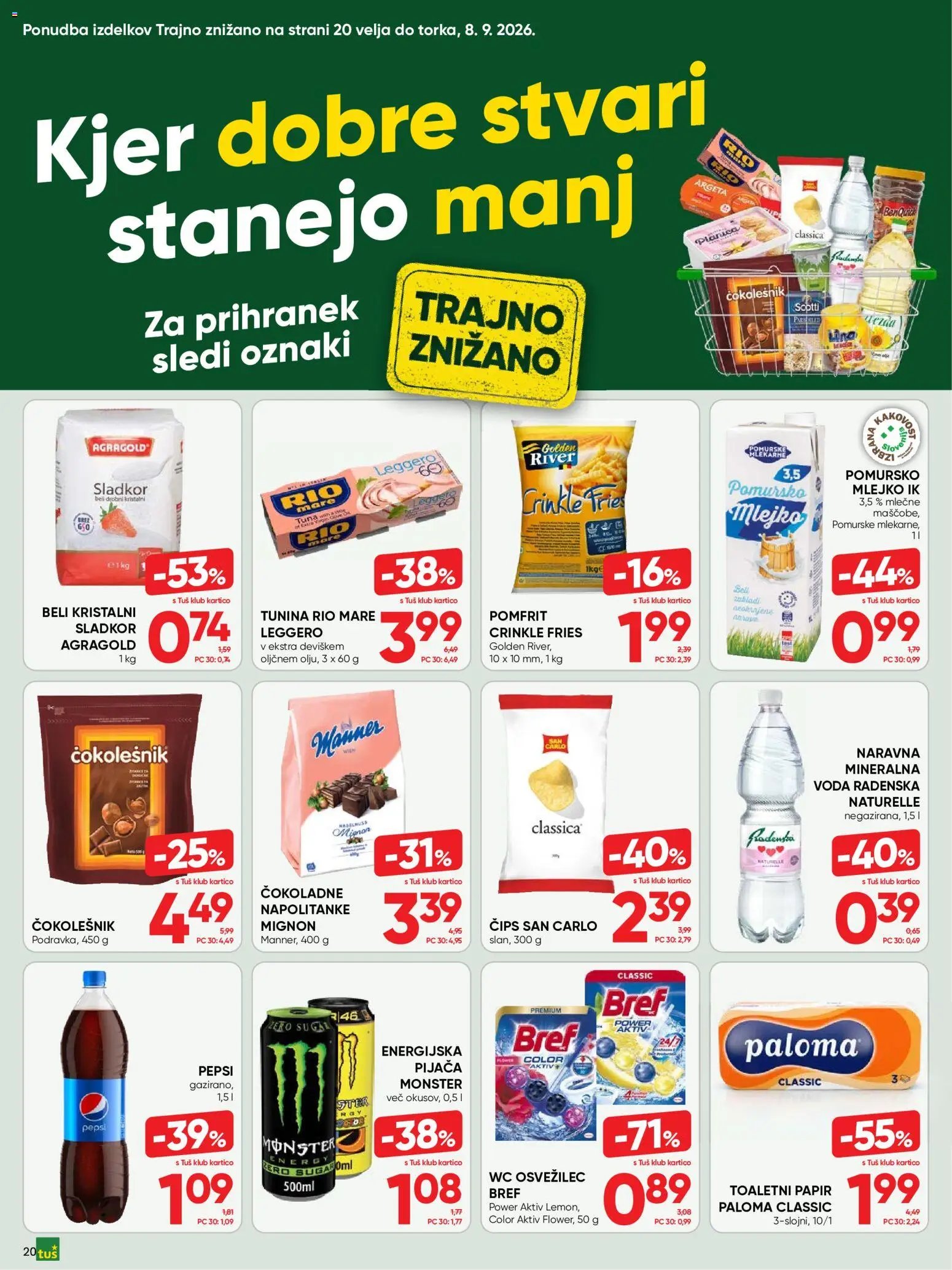 Tuš katalog
