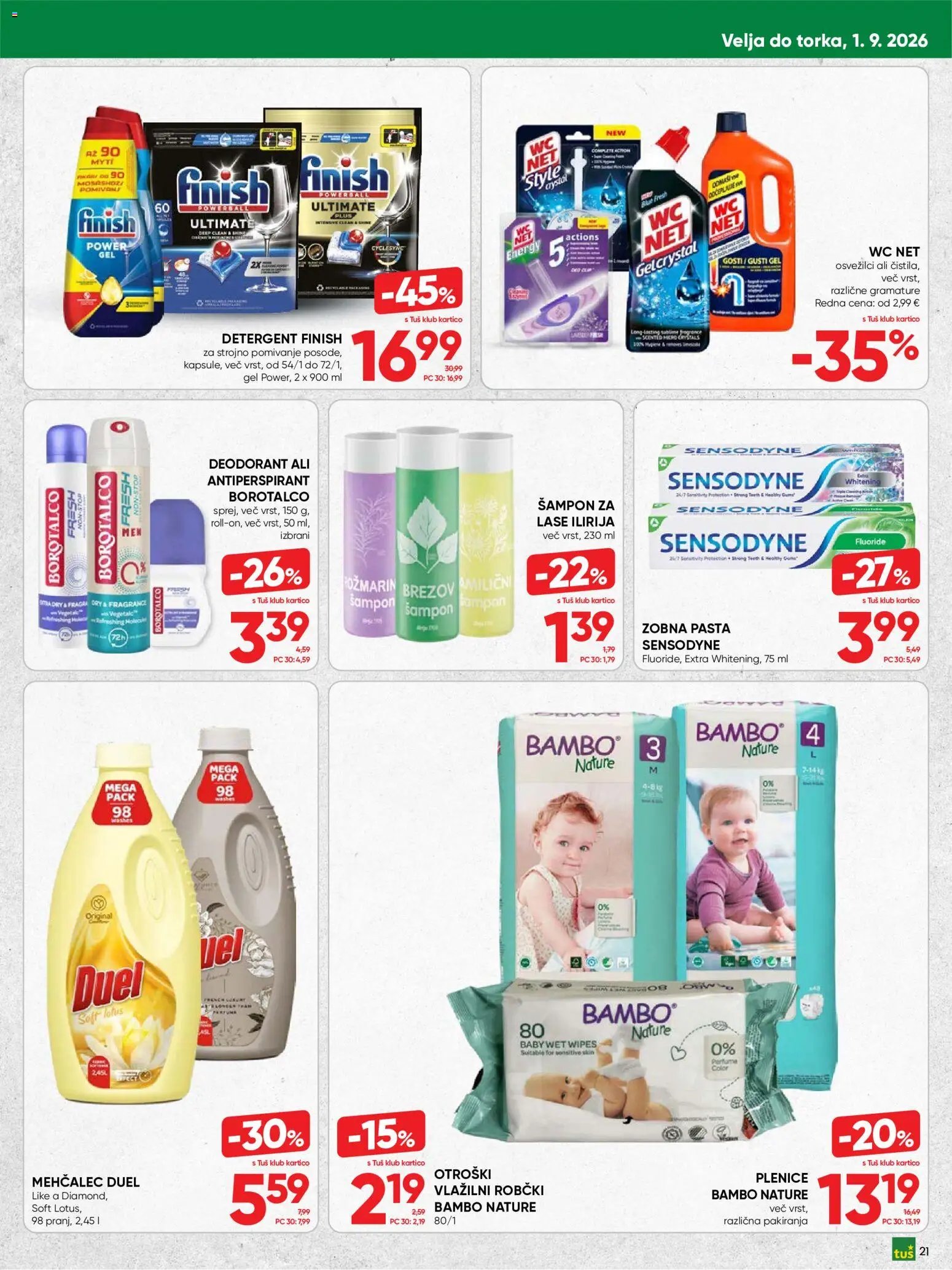 Tuš katalog