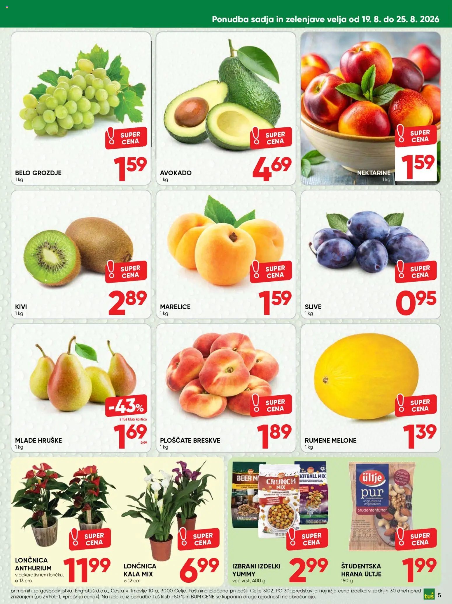 Tuš katalog