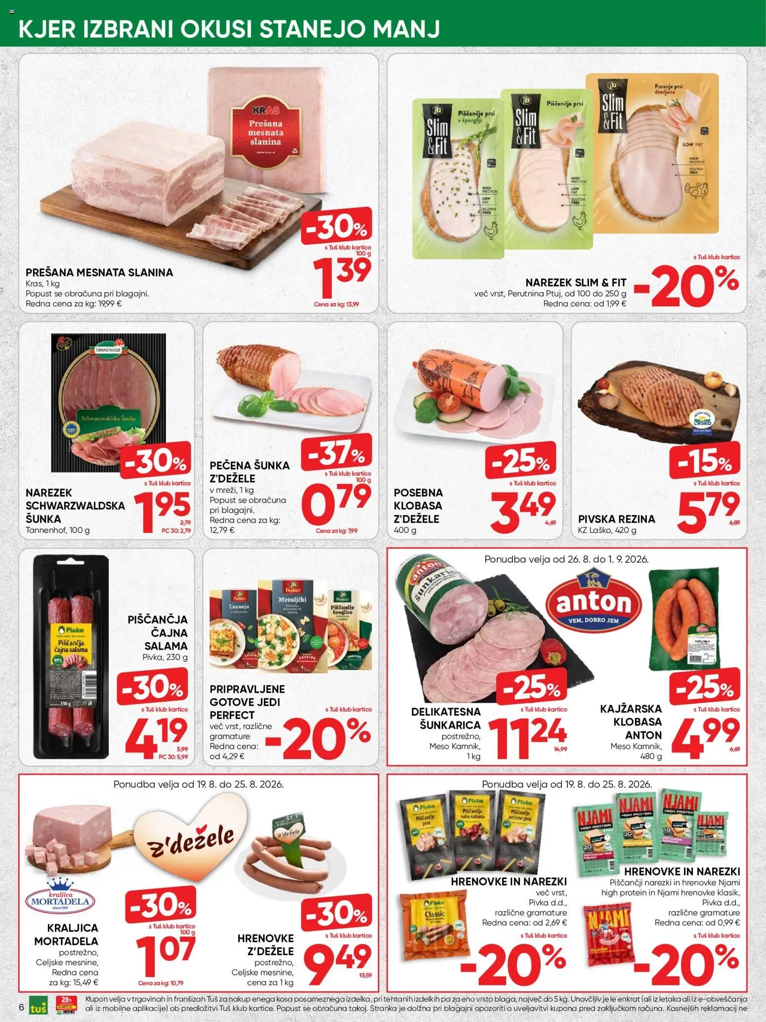 Tuš katalog