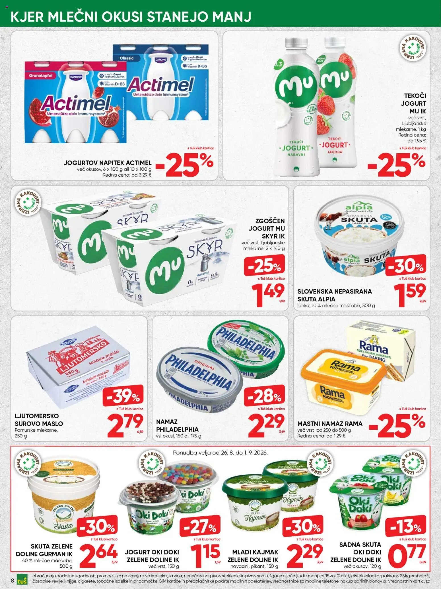 Tuš katalog