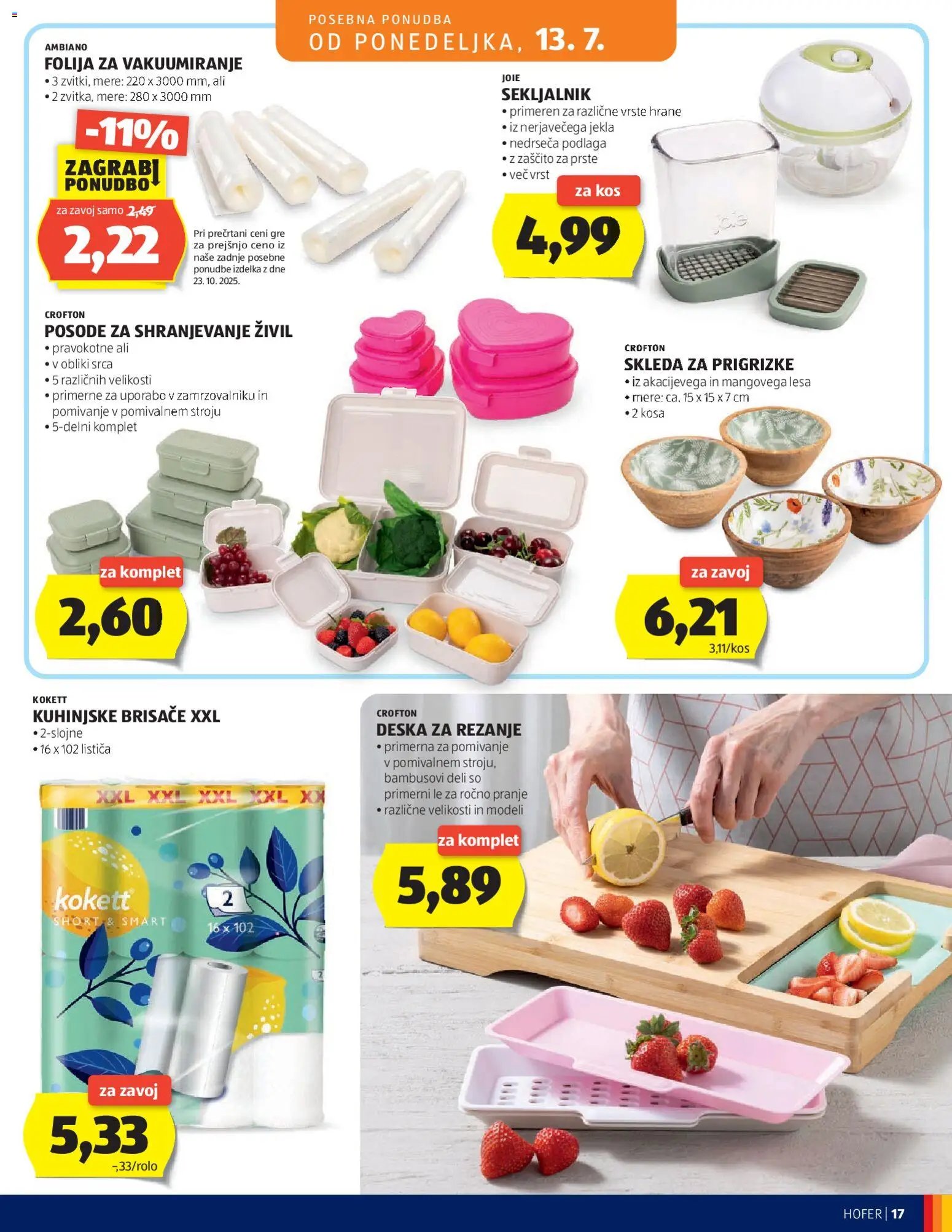 Hofer katalog