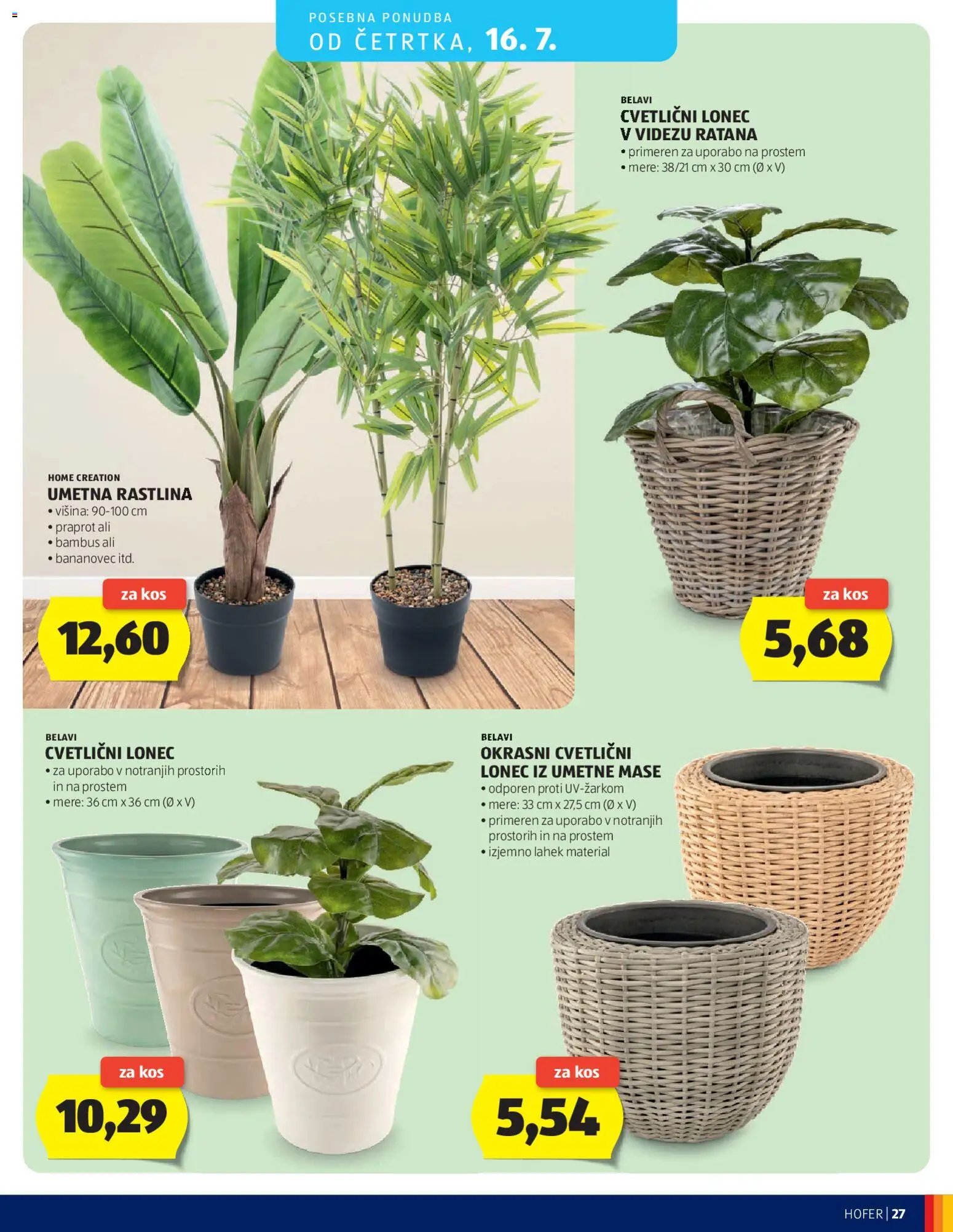 Hofer katalog