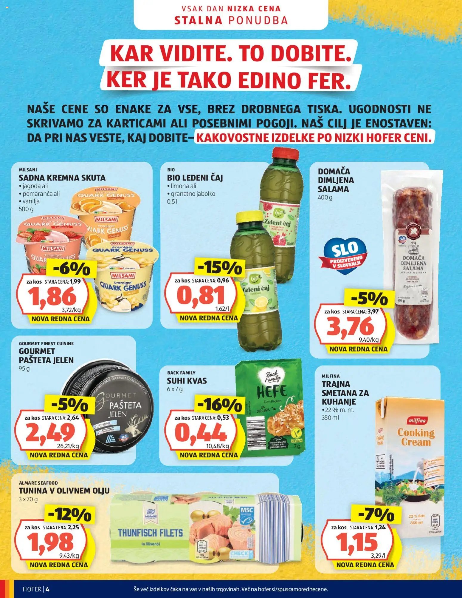 Hofer katalog