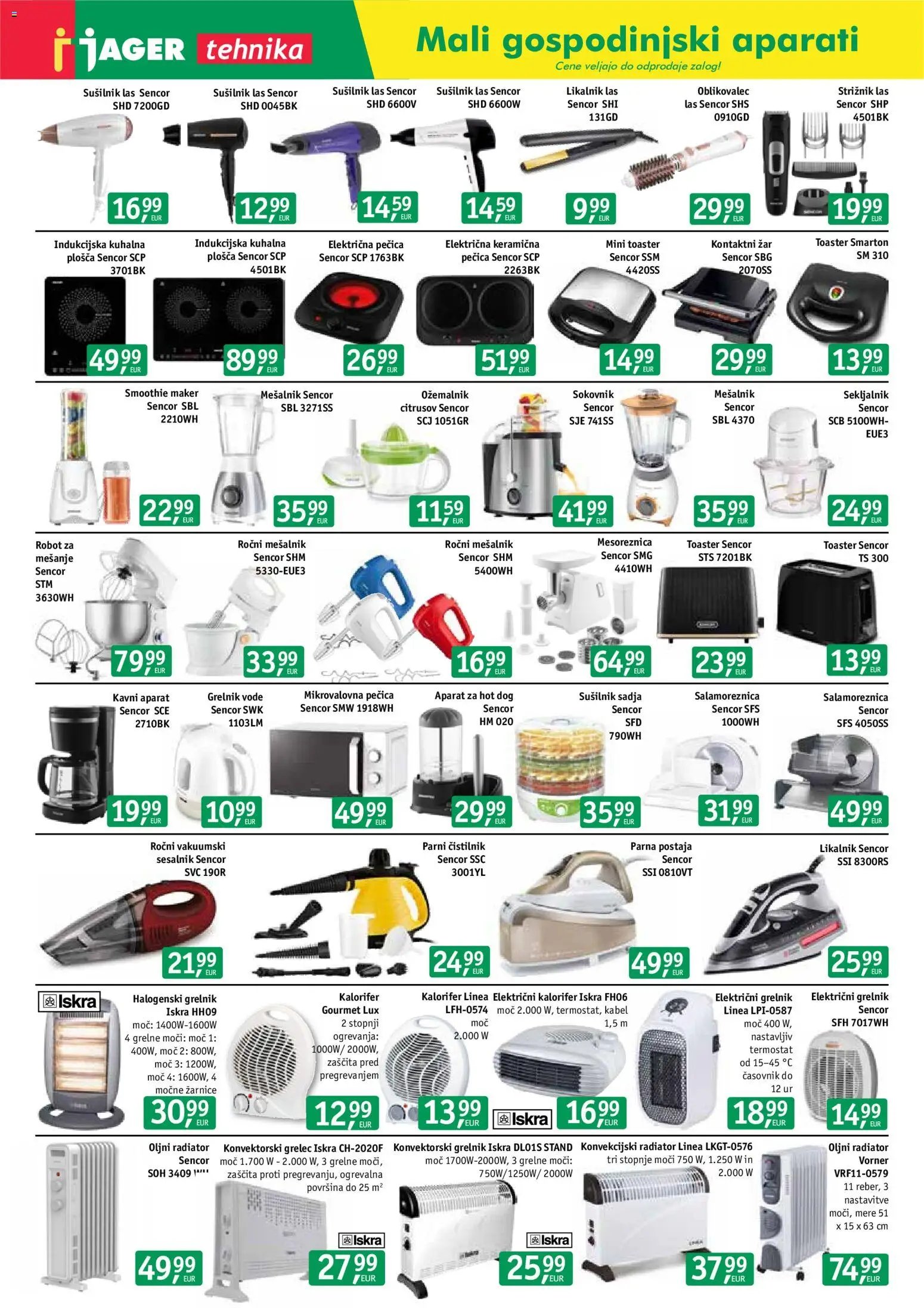 Jager - Katalog tehnika