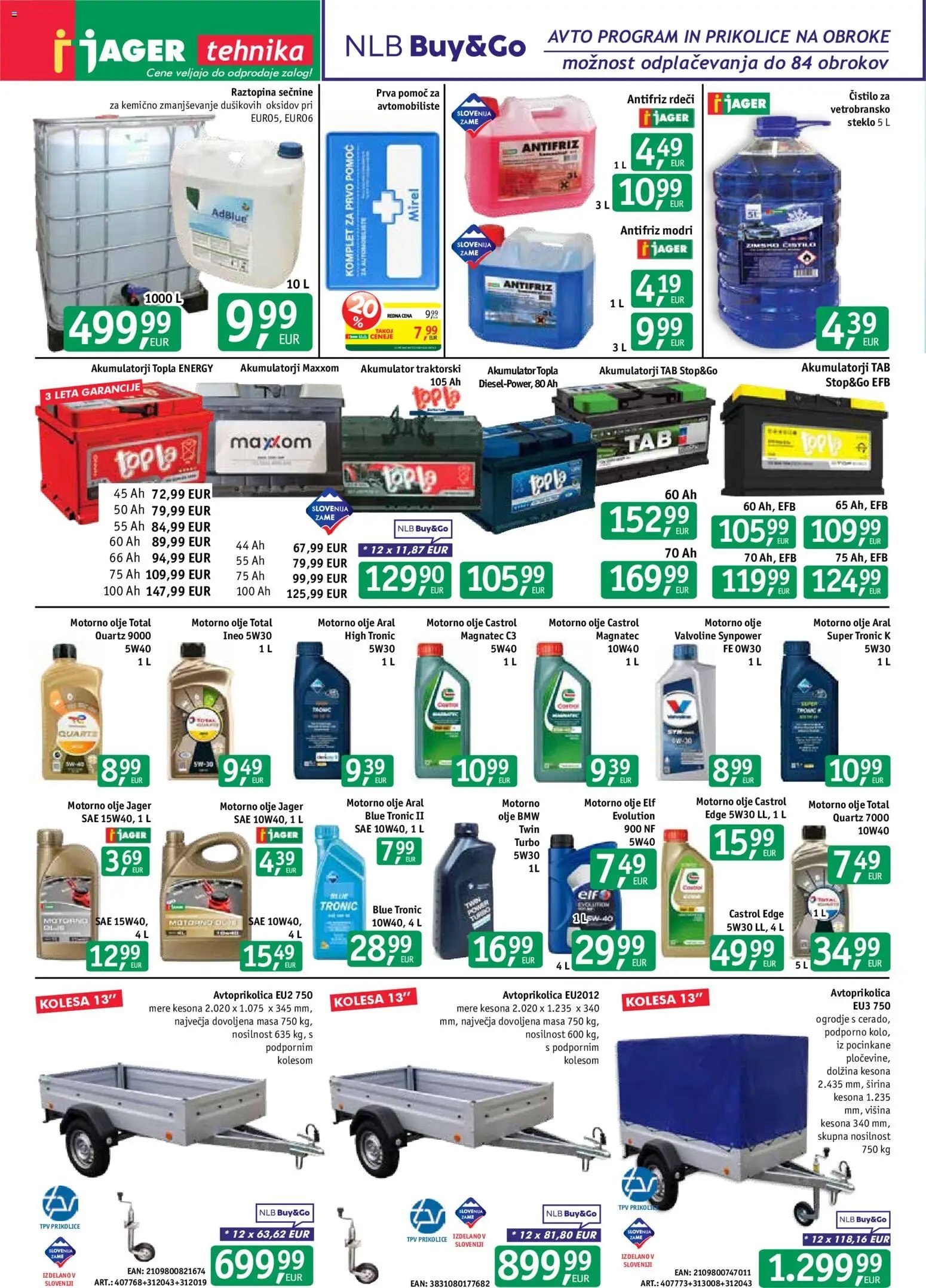 Jager - Katalog tehnika